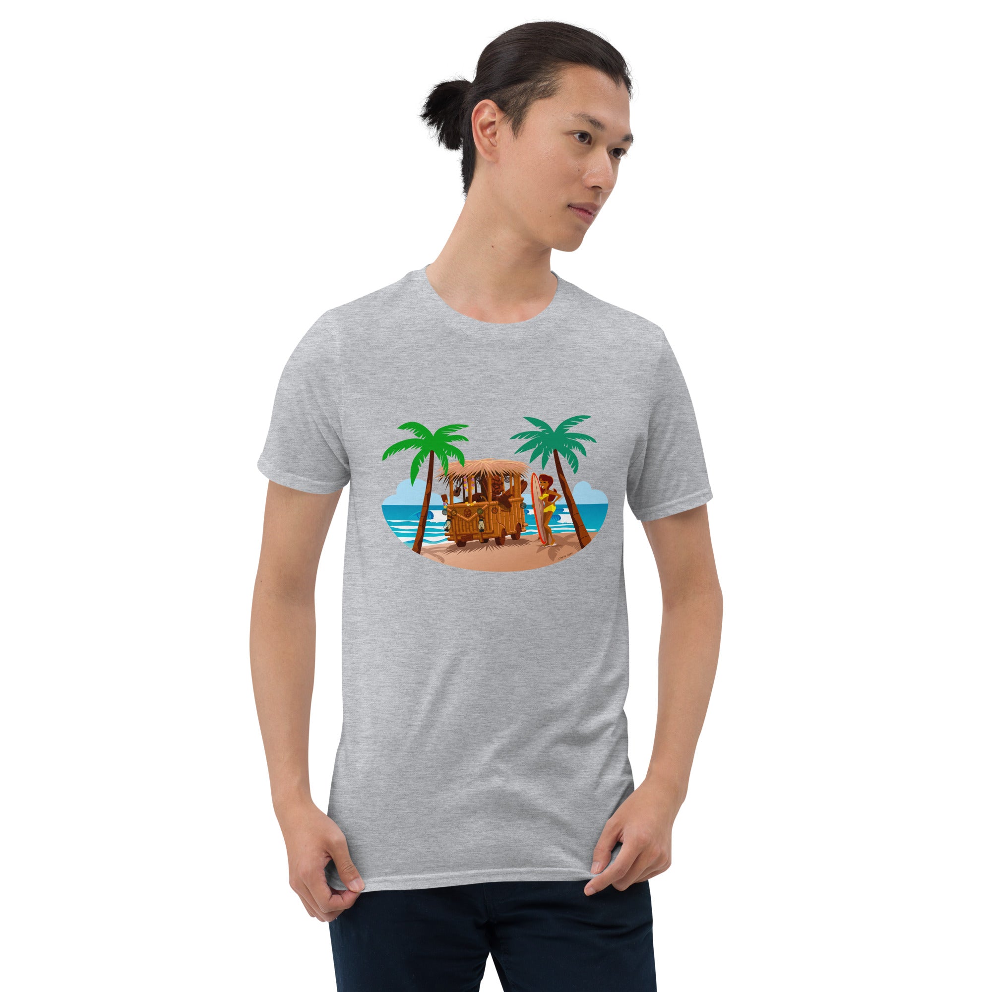 T-shirt softstyle en coton Tiki Kombi