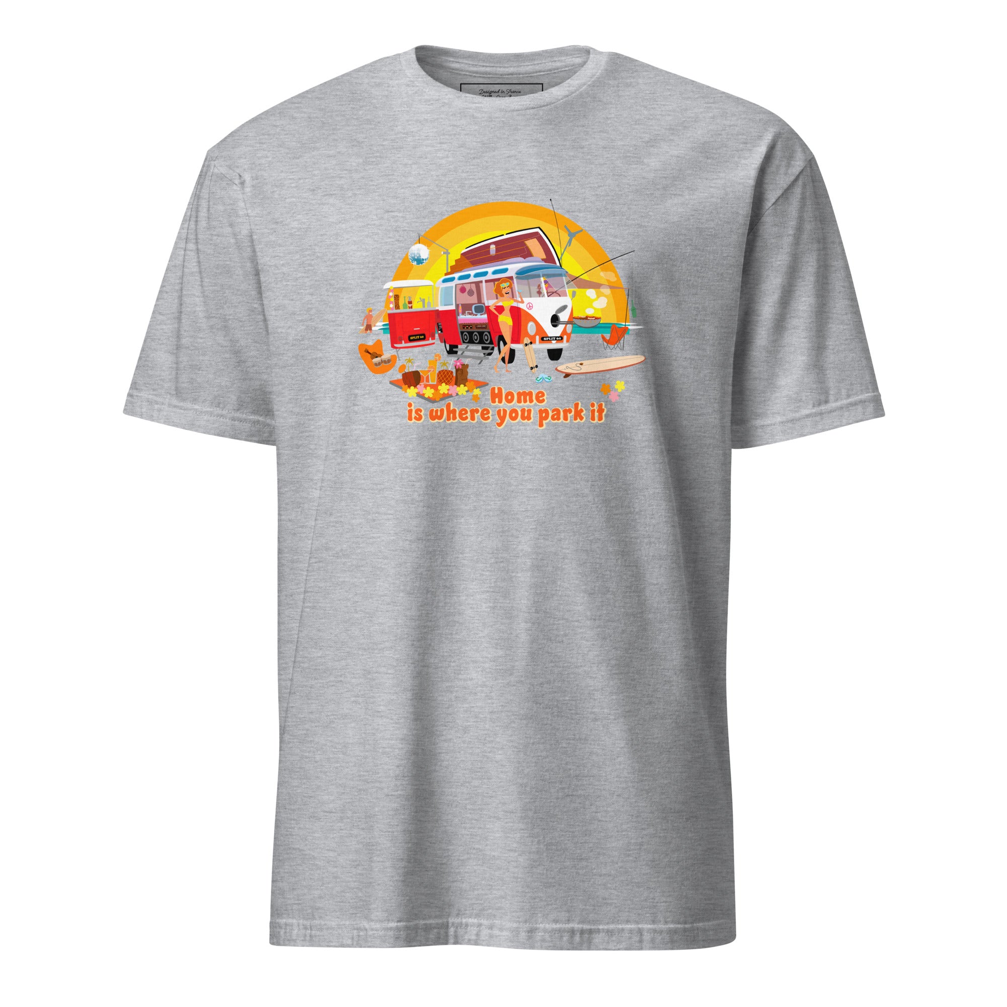 T-shirt softstyle en coton Ultra Combi: Home is where you park it