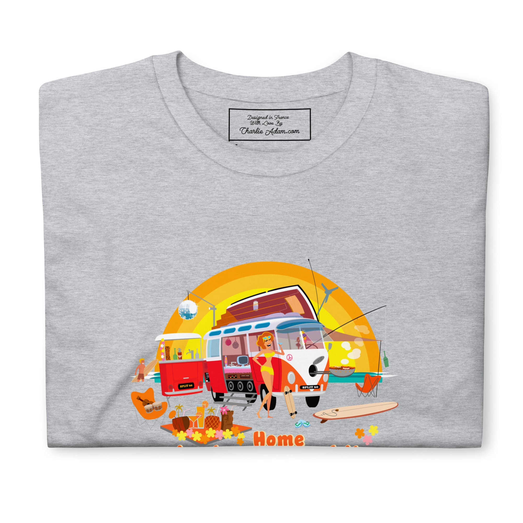 T-shirt softstyle en coton Ultra Combi: Home is where you park it