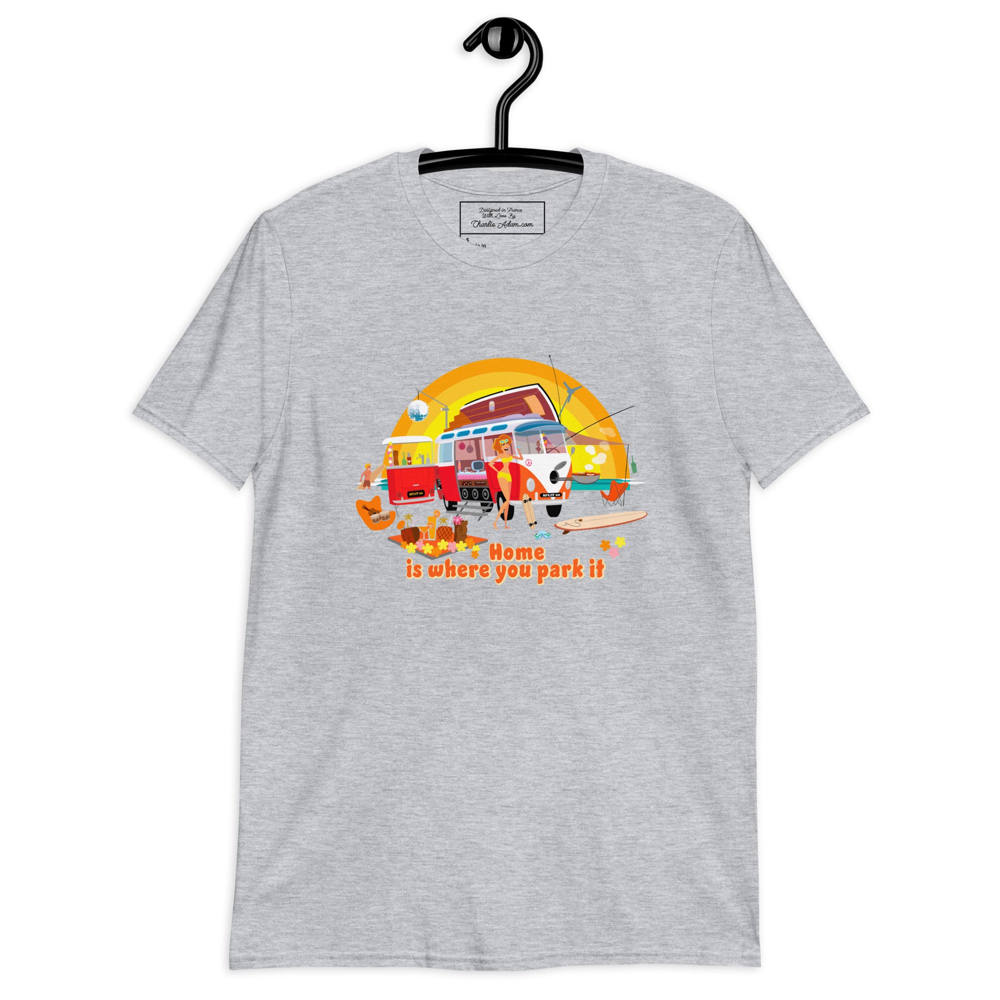 T-shirt softstyle en coton Ultra Combi: Home is where you park it