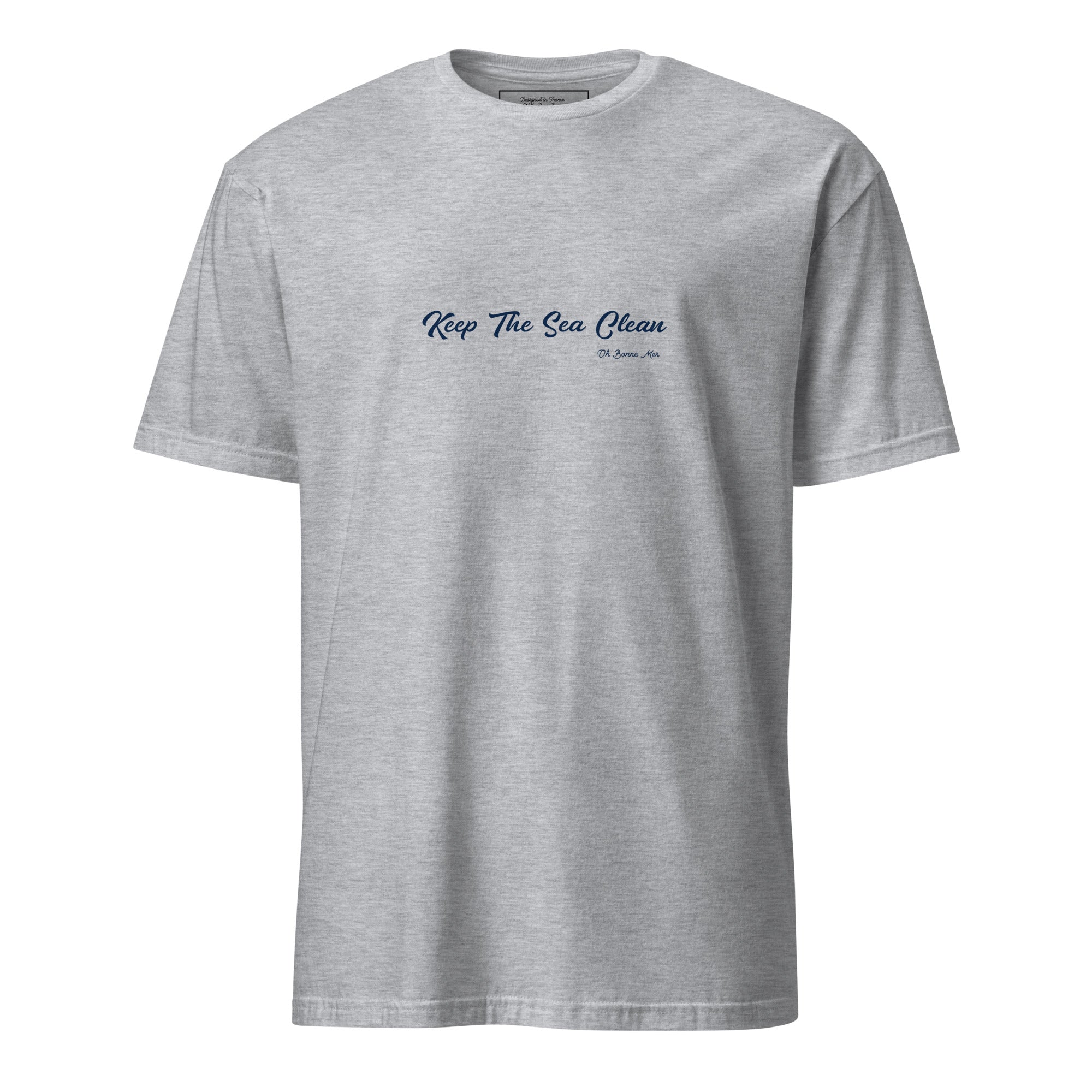 Softstyle Cotton T-Shirt Keep The Sea Clean Navy