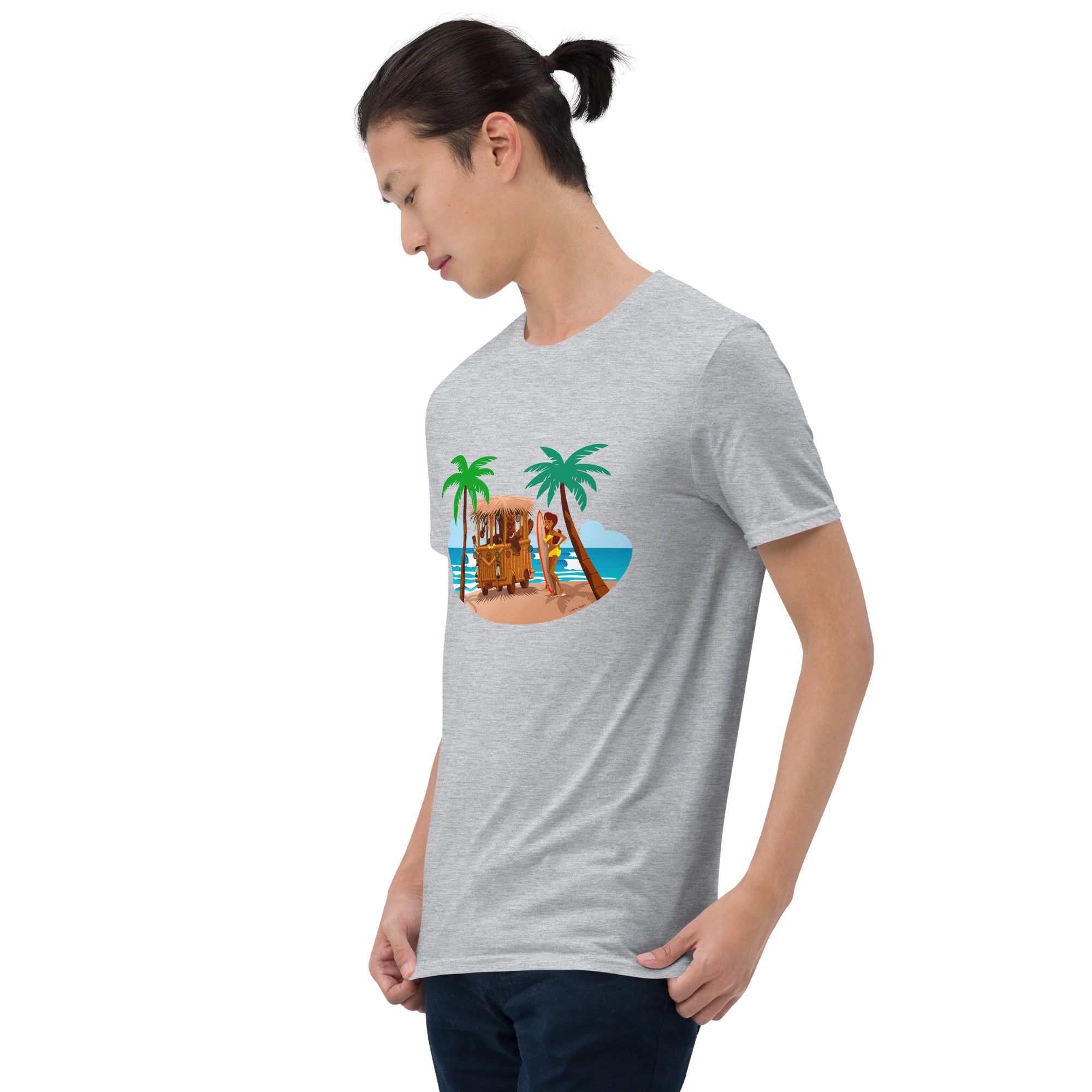 T-shirt softstyle en coton Tiki Kombi