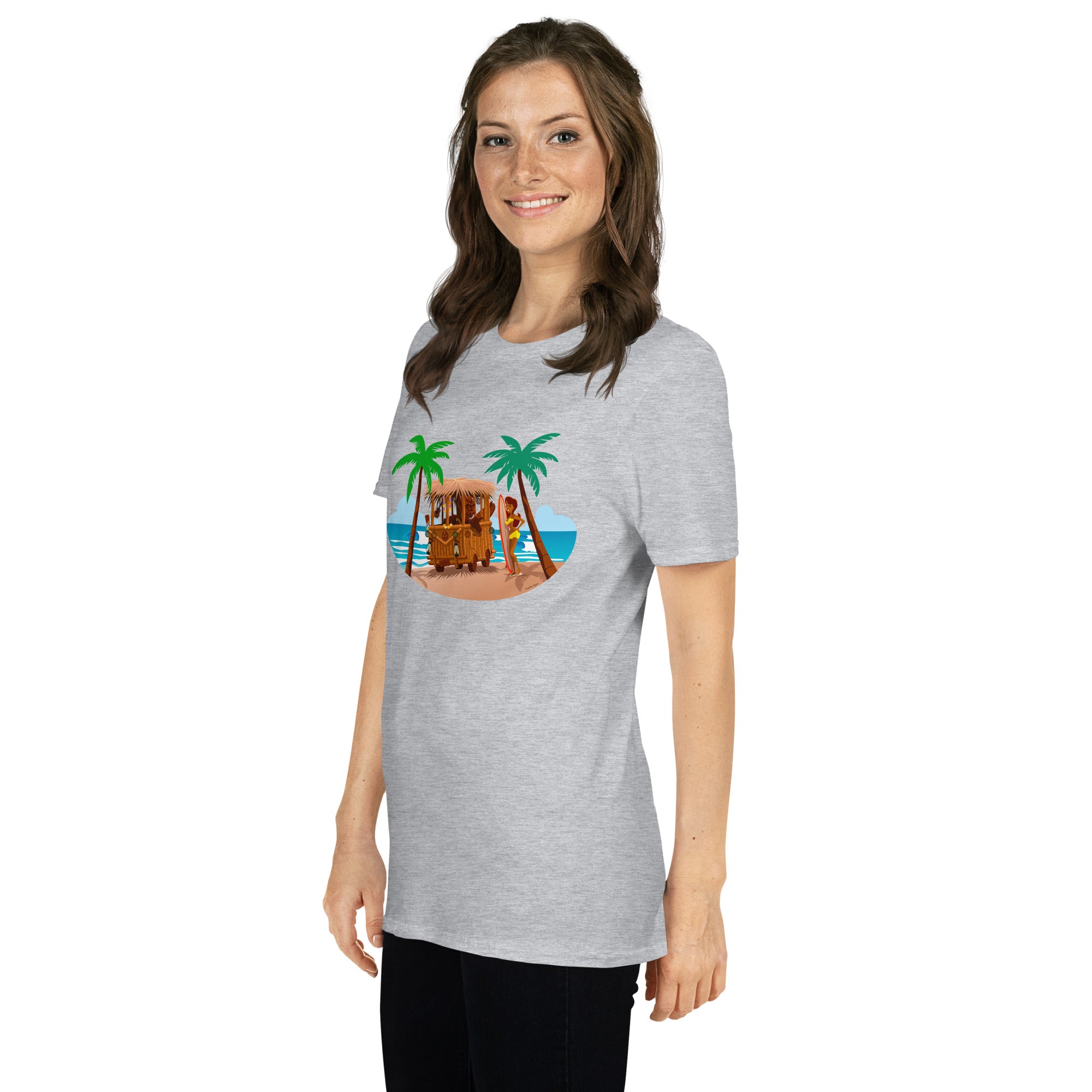 T-shirt softstyle en coton Tiki Kombi