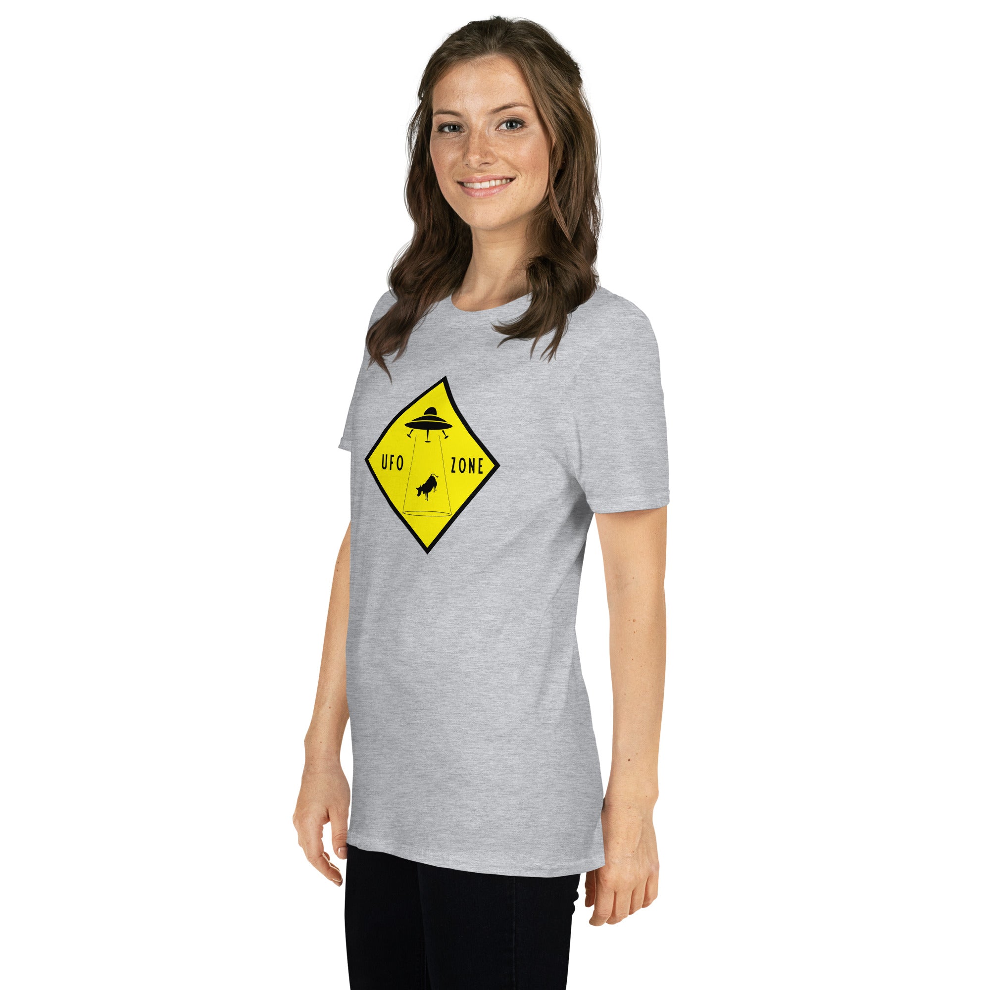 T-shirt softstyle en coton UFO Zone