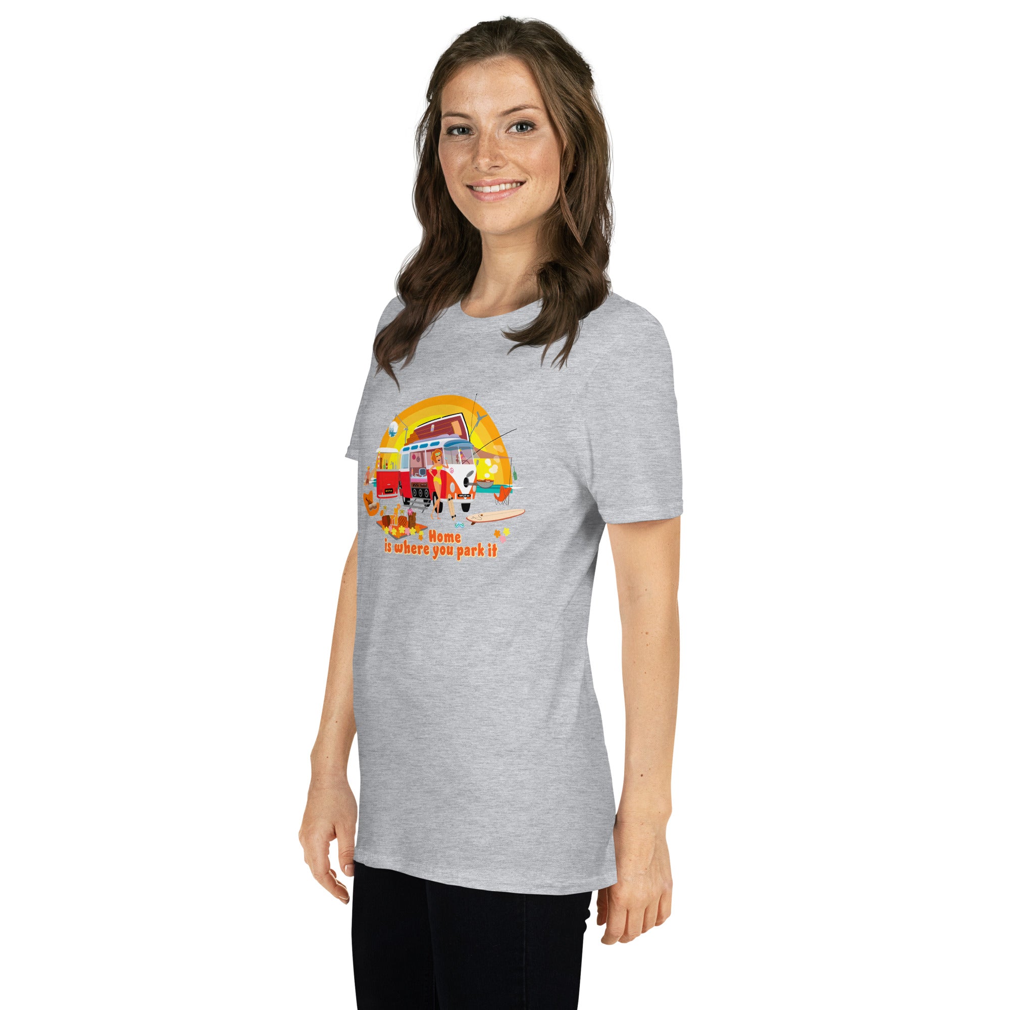 T-shirt softstyle en coton Ultra Combi: Home is where you park it