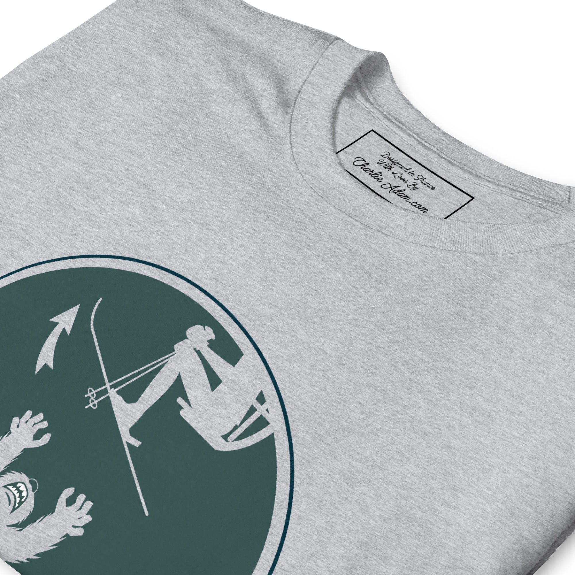 T-shirt softstyle en coton In case of Yeti, lift your ski tips