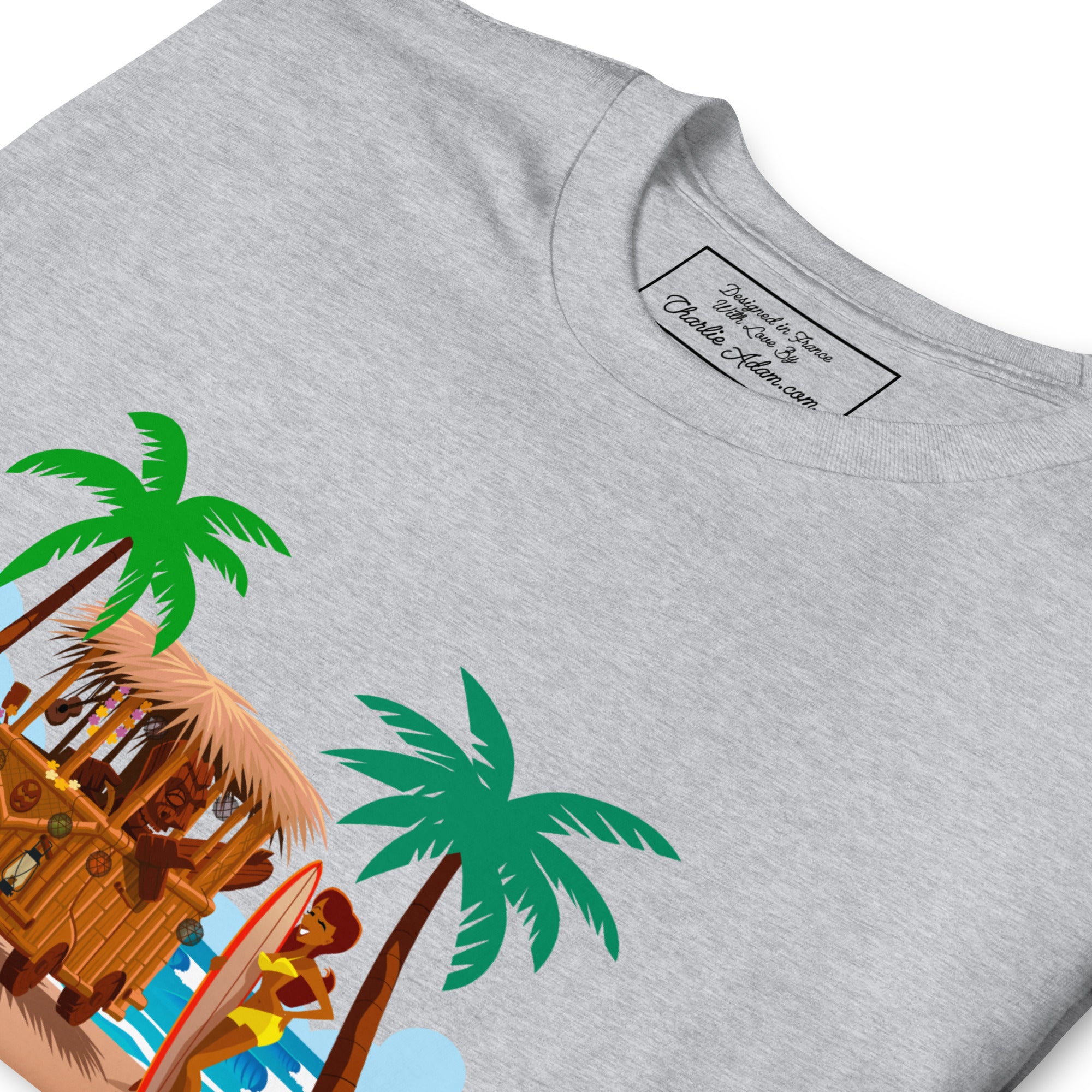 T-shirt softstyle en coton Tiki Kombi