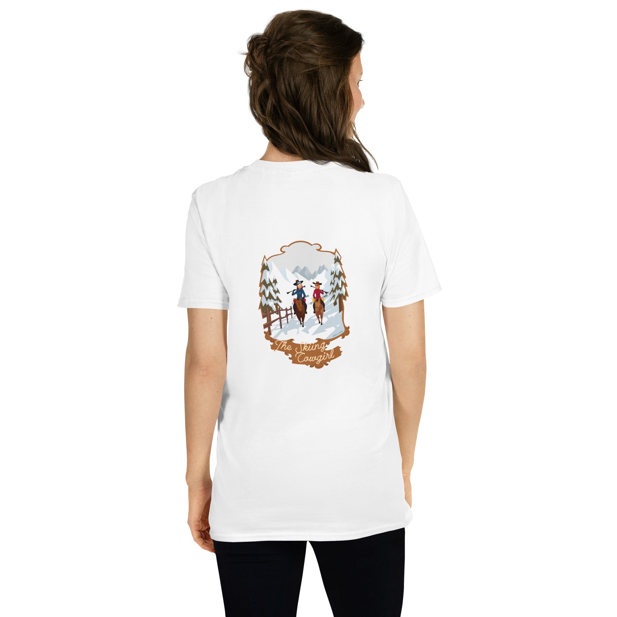 Softstyle Cotton T-Shirt The Skiing Cowgirl