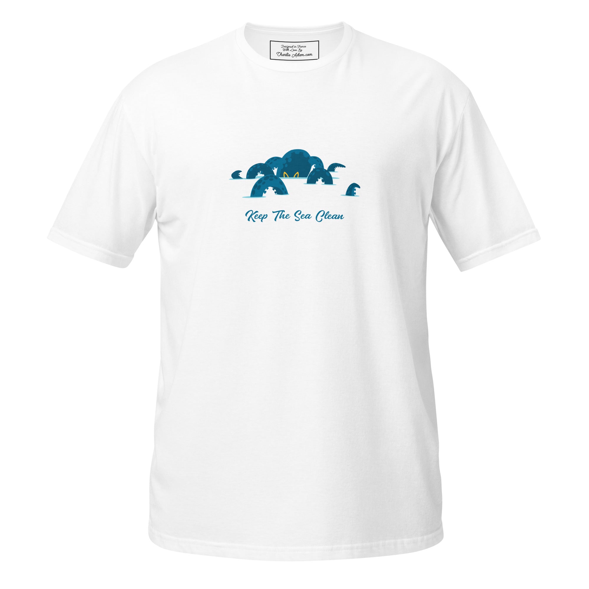 T-shirt softstyle en coton Octopus Blue