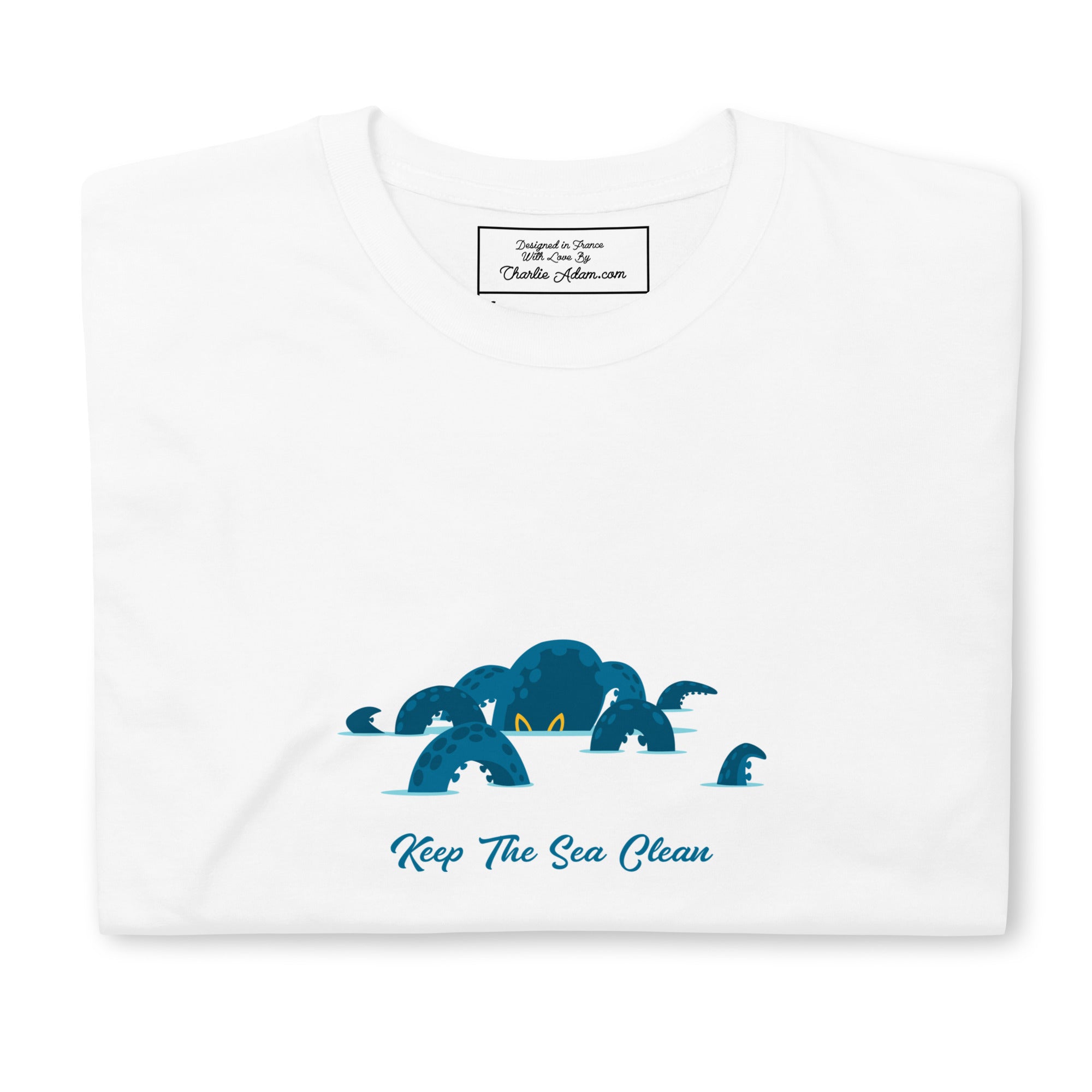 Softstyle Cotton T-Shirt Octopus Blue