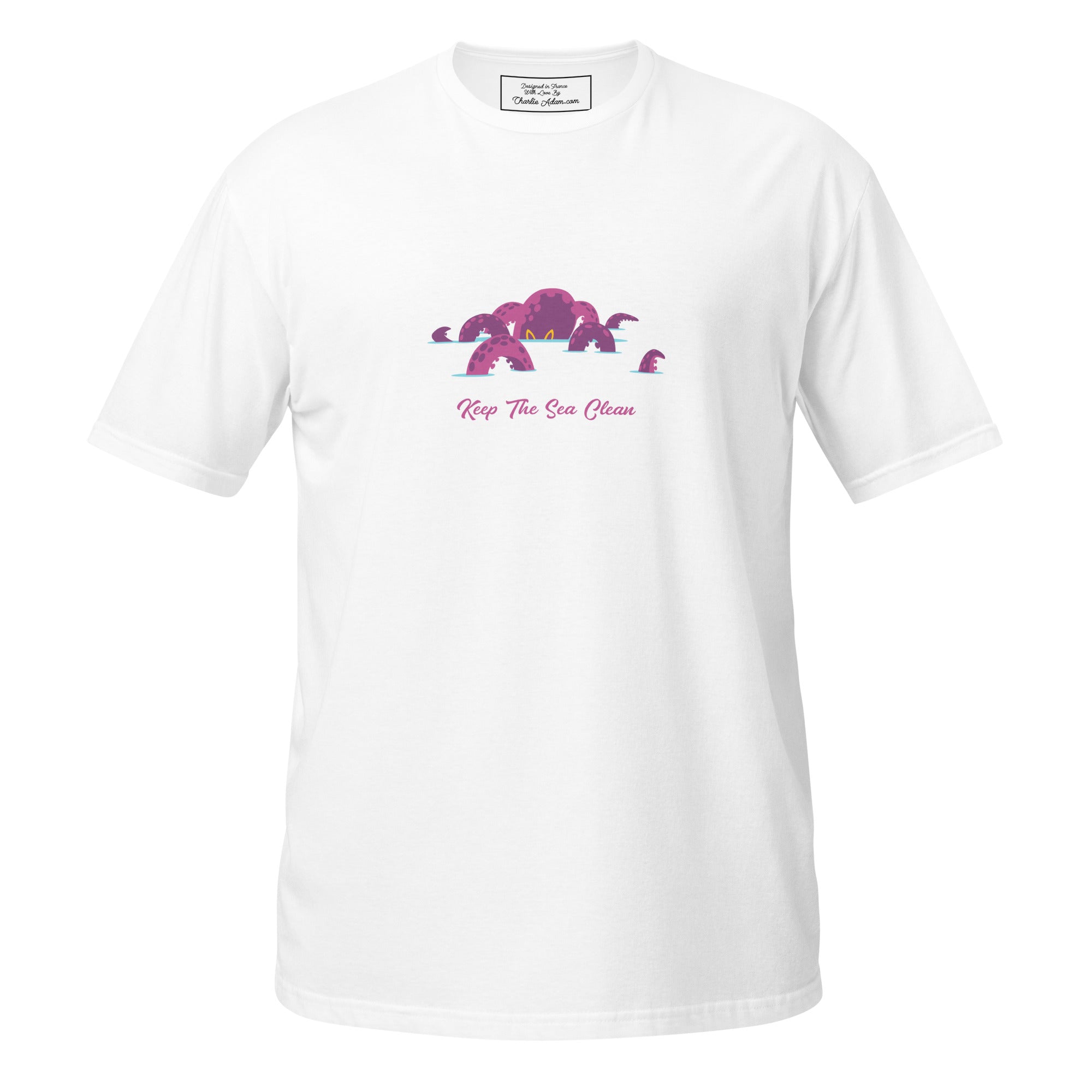 Softstyle Cotton T-Shirt Octopus Purple