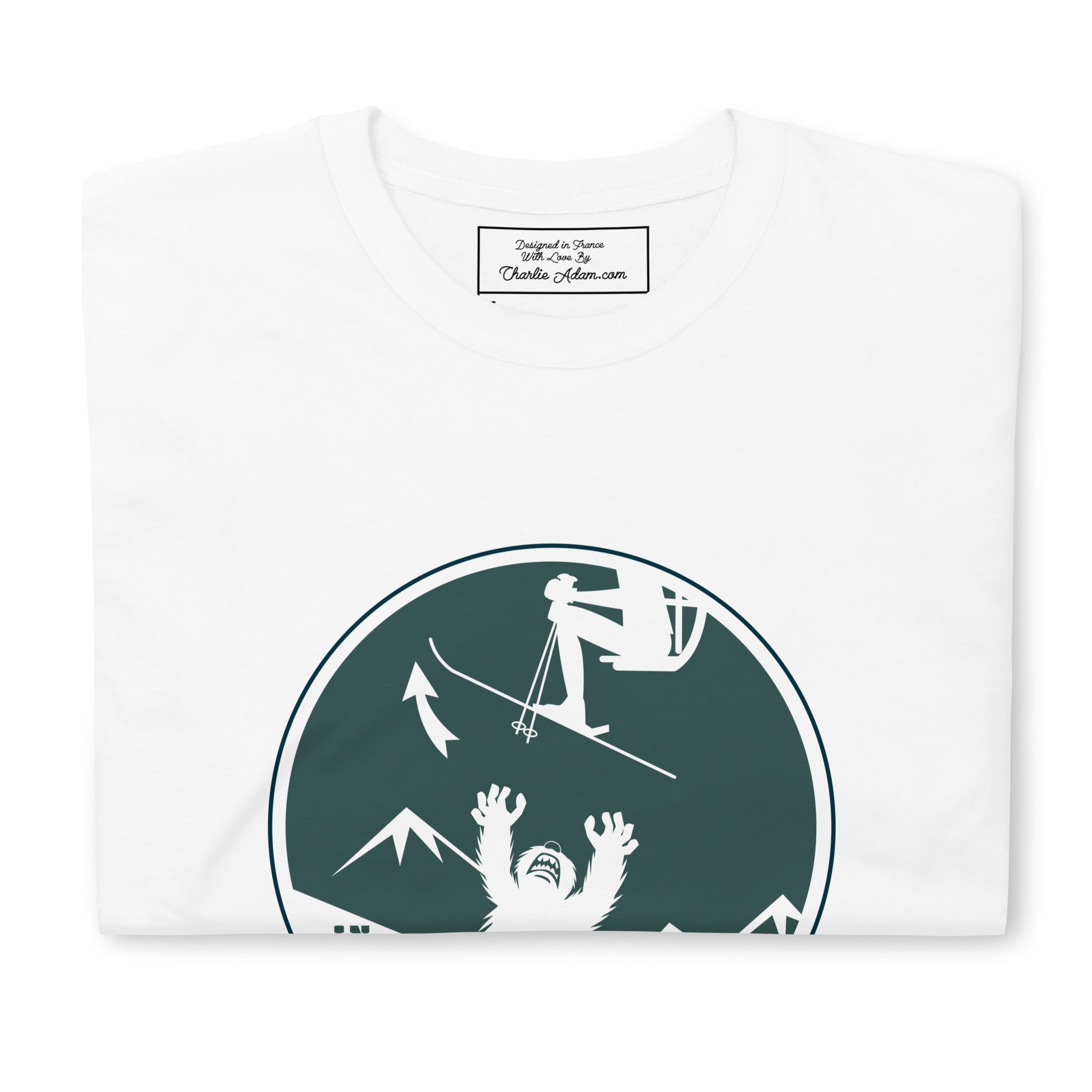 Softstyle Cotton T-Shirt In case of Yeti, lift your ski tips