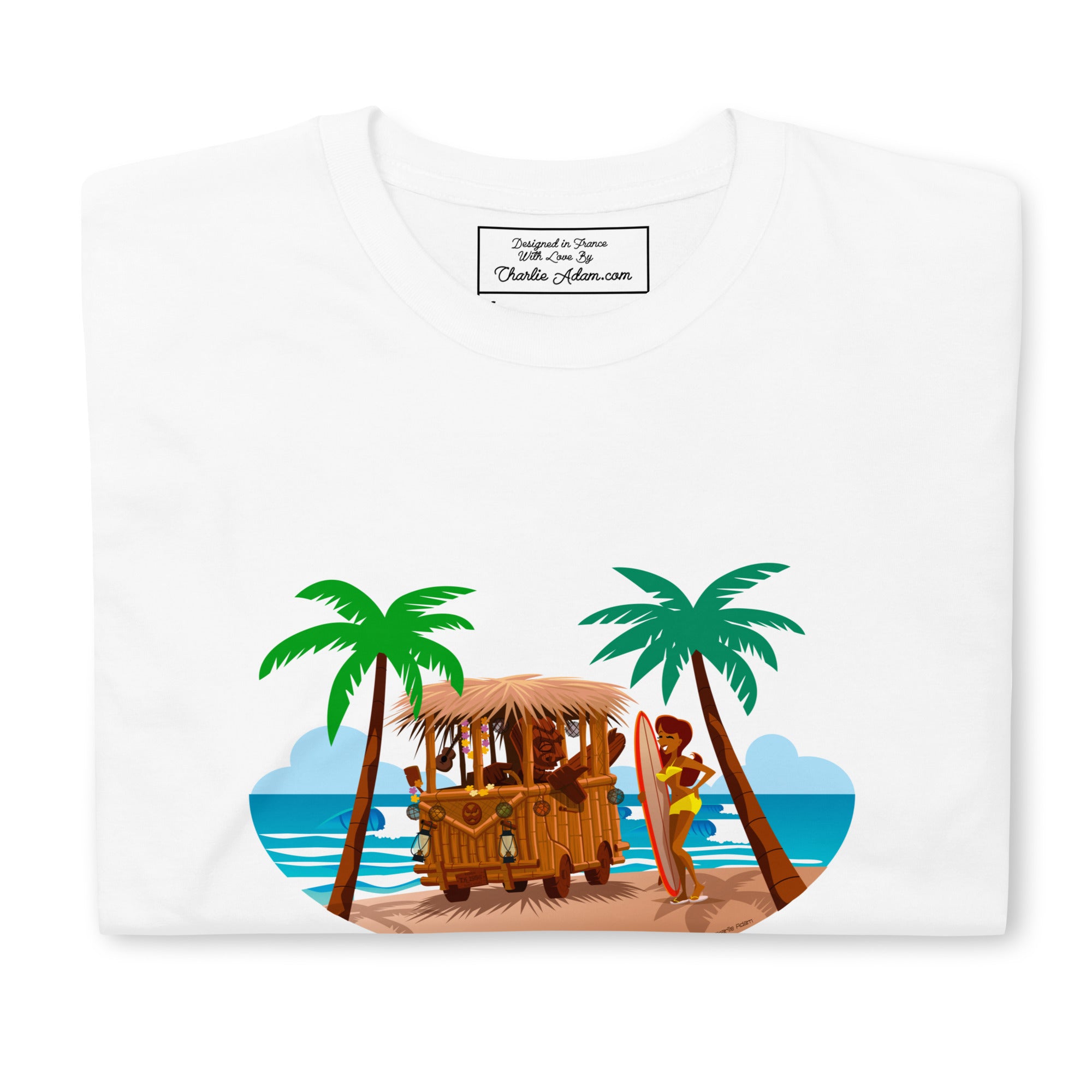 T-shirt softstyle en coton Tiki Kombi