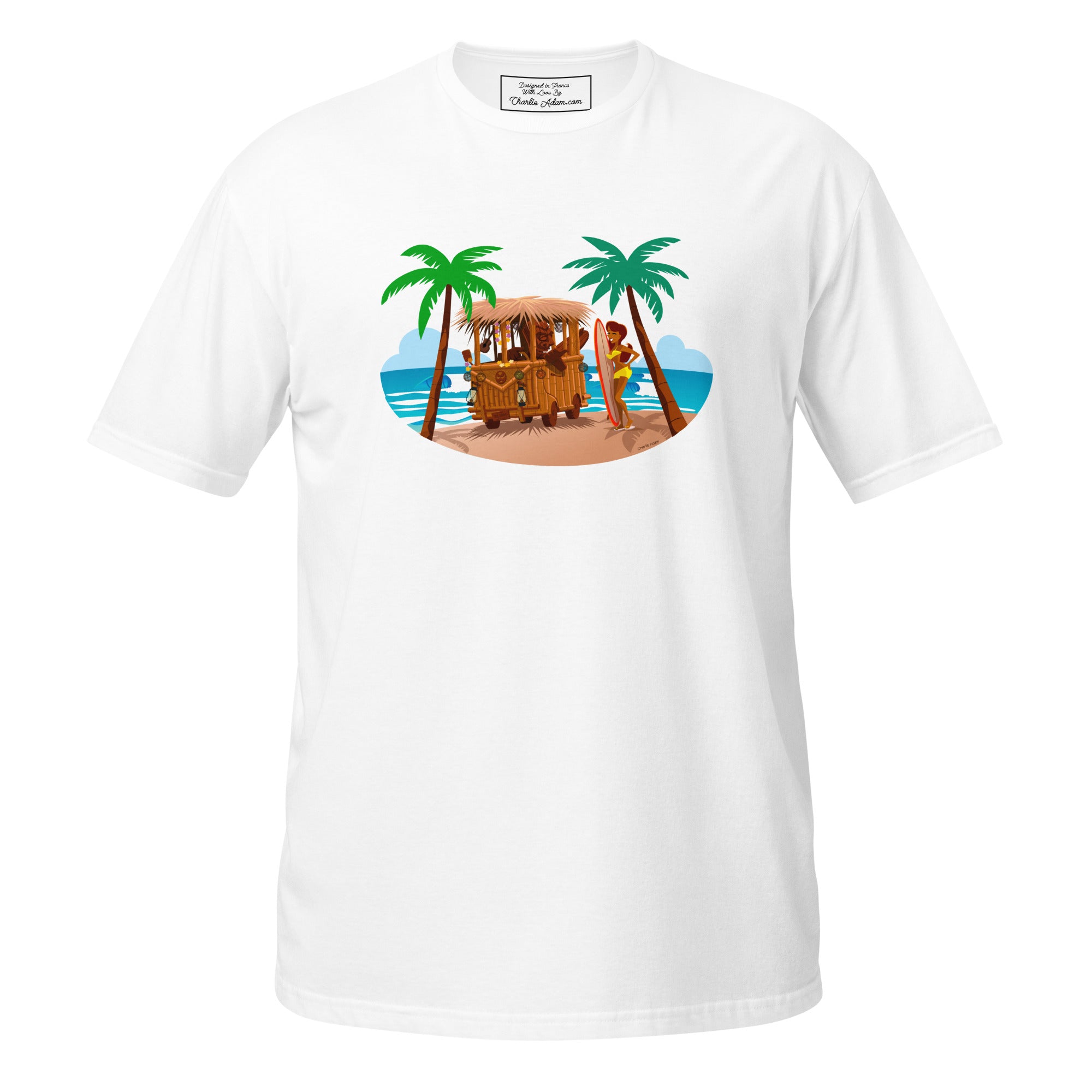 T-shirt softstyle en coton Tiki Kombi
