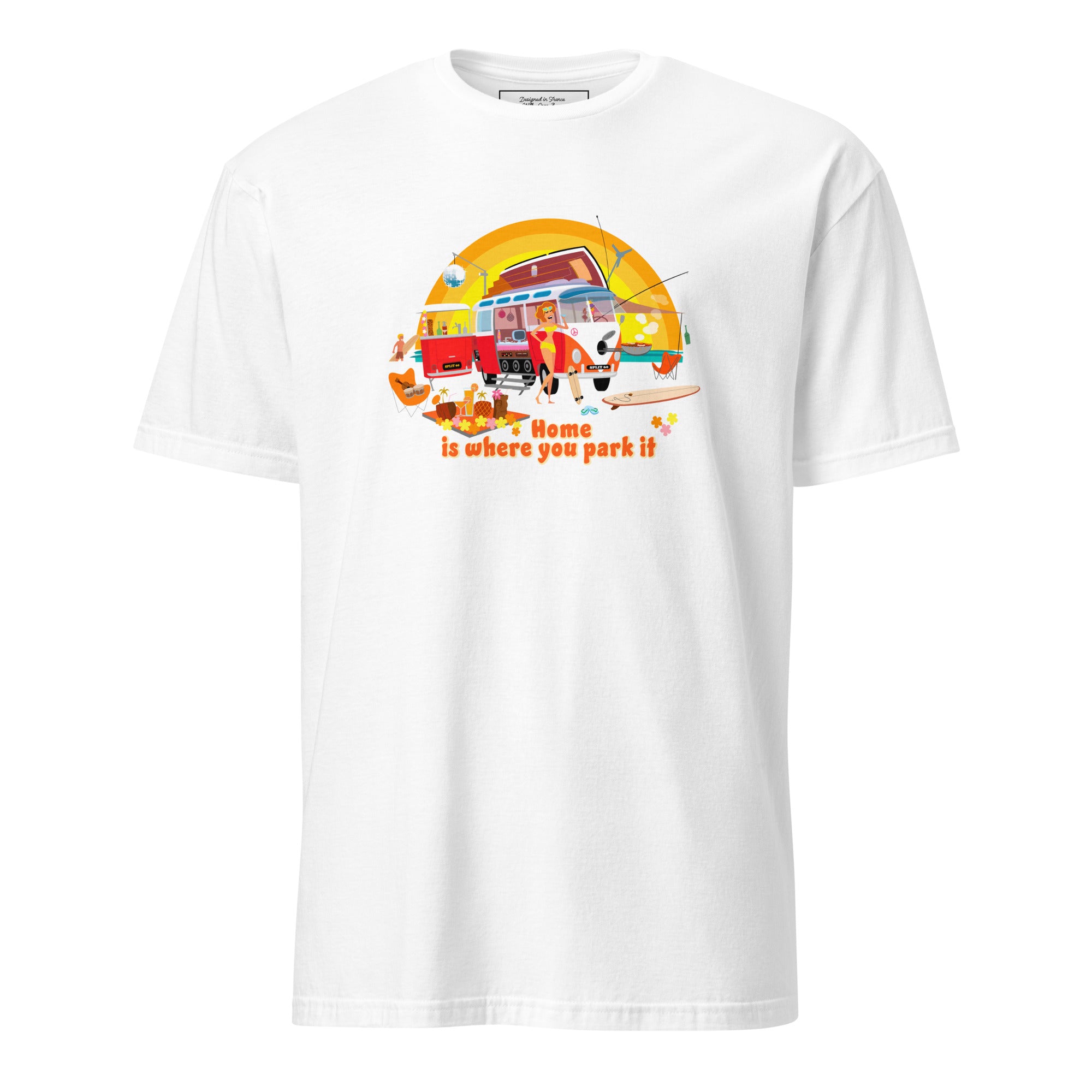 T-shirt softstyle en coton Ultra Combi: Home is where you park it