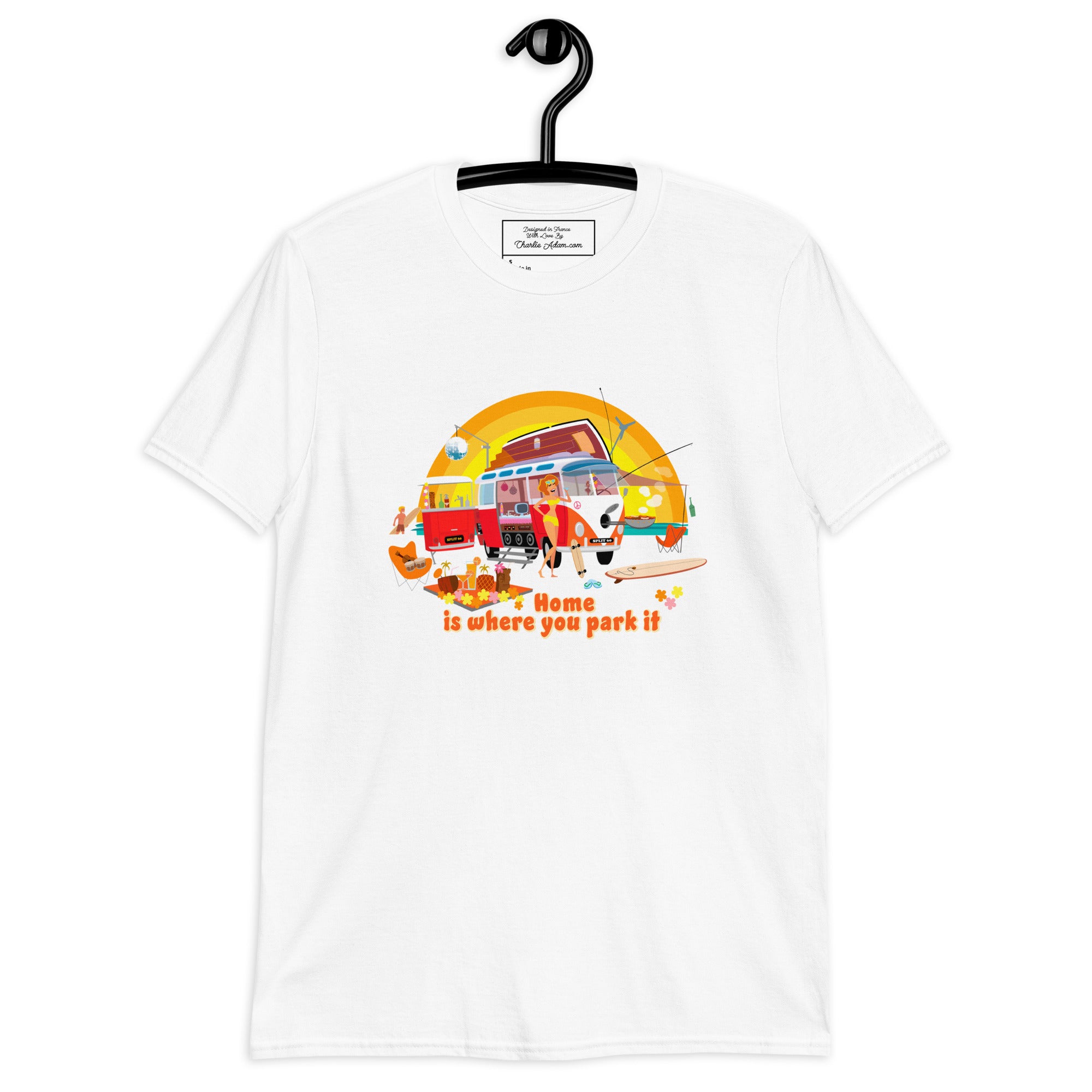 T-shirt softstyle en coton Ultra Combi: Home is where you park it