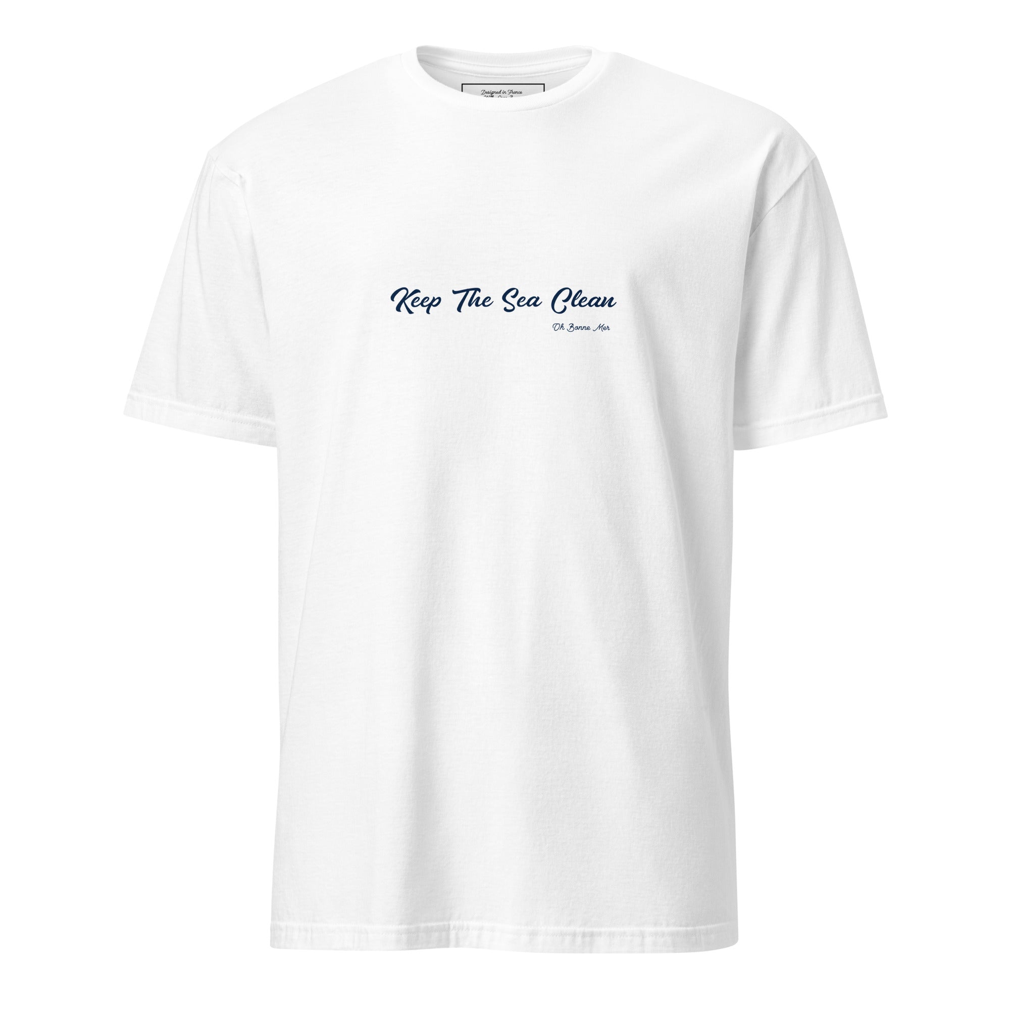 Softstyle Cotton T-Shirt Keep The Sea Clean Navy