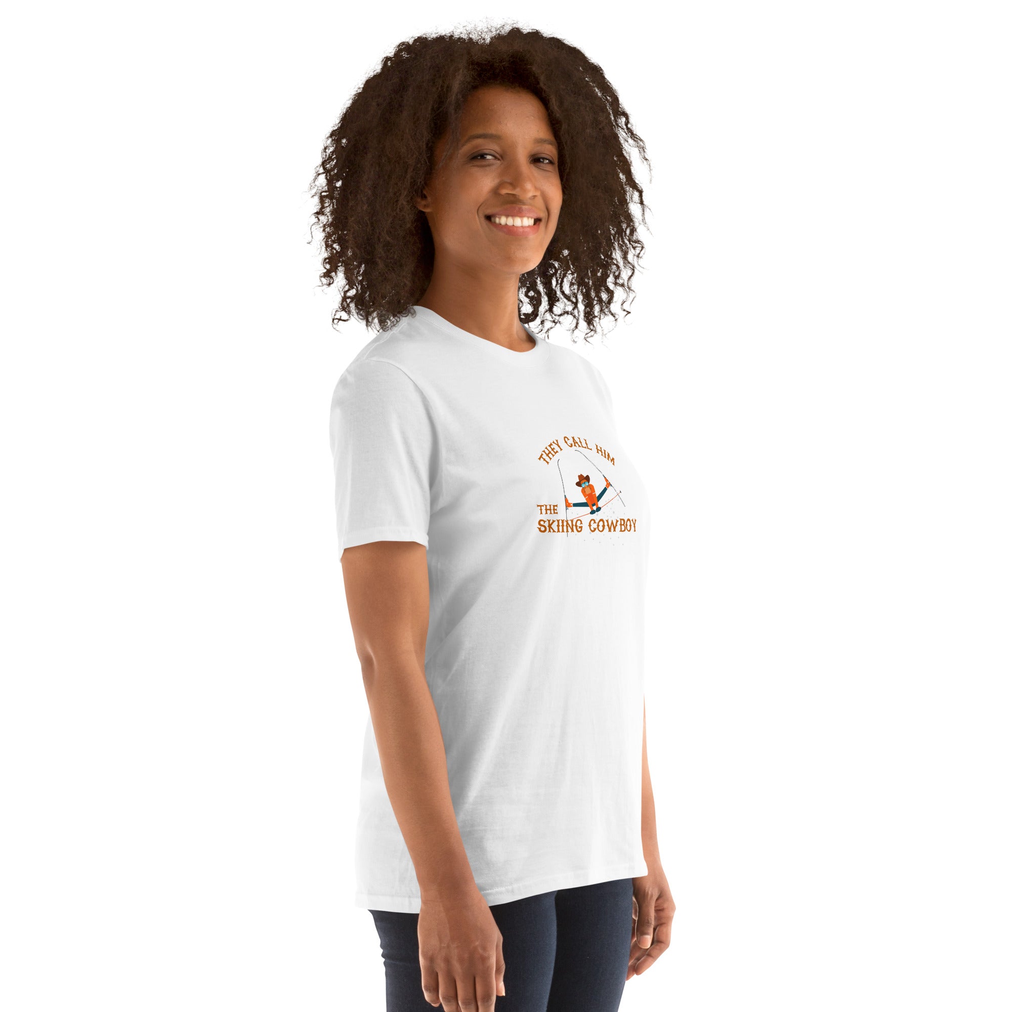 Softstyle Cotton T-Shirt The Skiing Cowboy