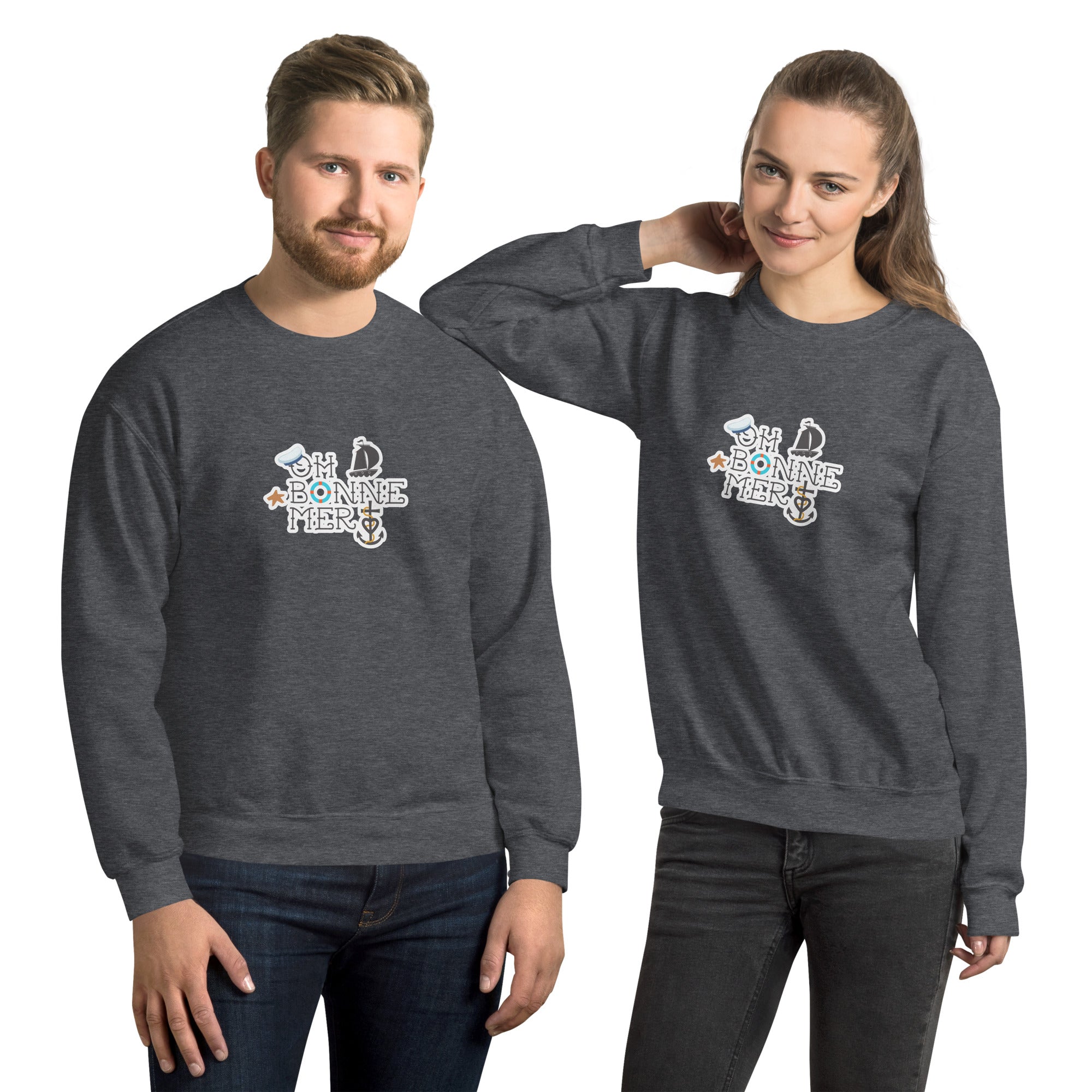 Unisex Sweatshirt Oh Bonne Mer 3 on dark colors