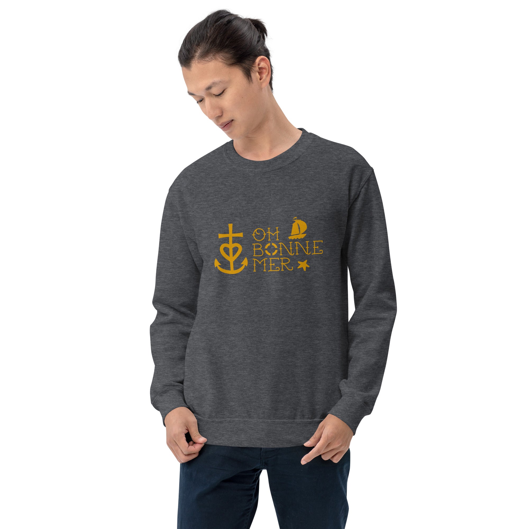 Unisex Sweatshirt Oh Bonne Mer 2 on dark colors