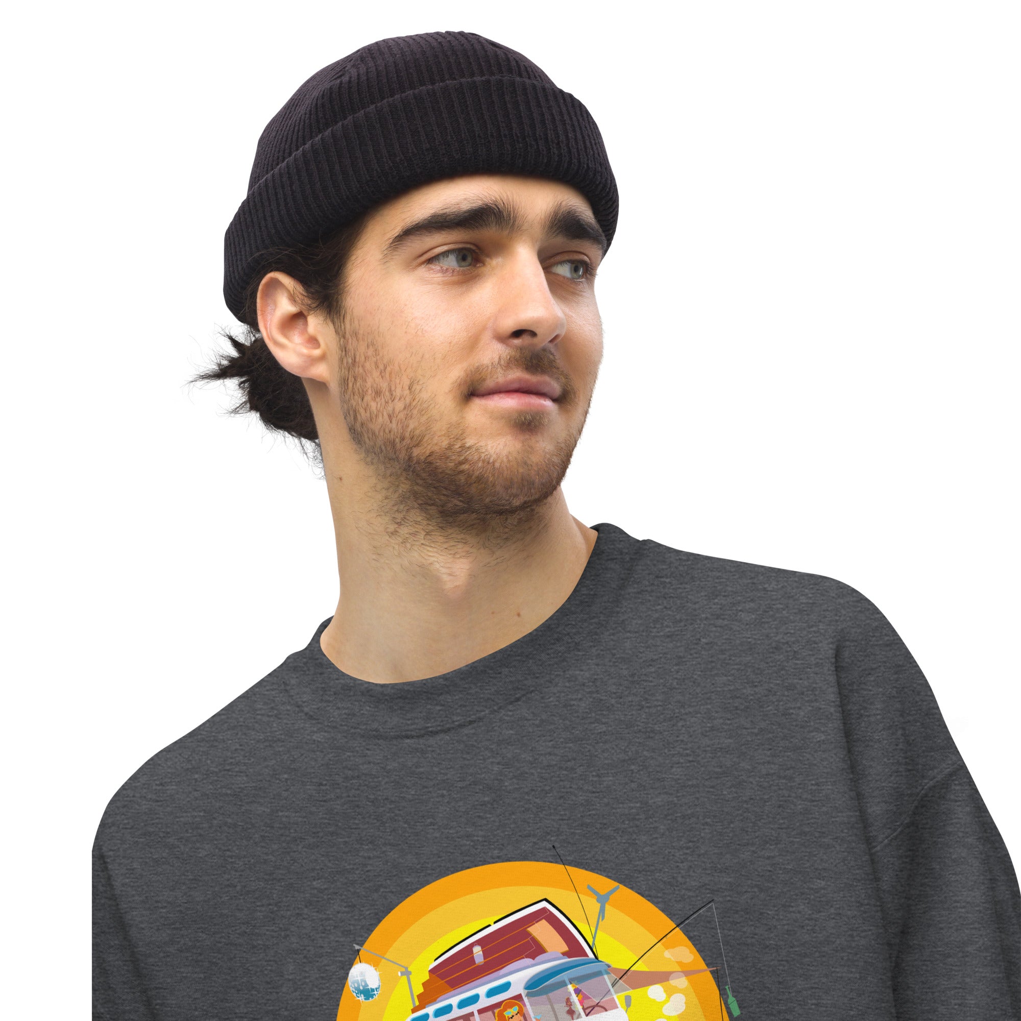 Unisex Sweatshirt Ultra Combi Home is where you park it on dark colors