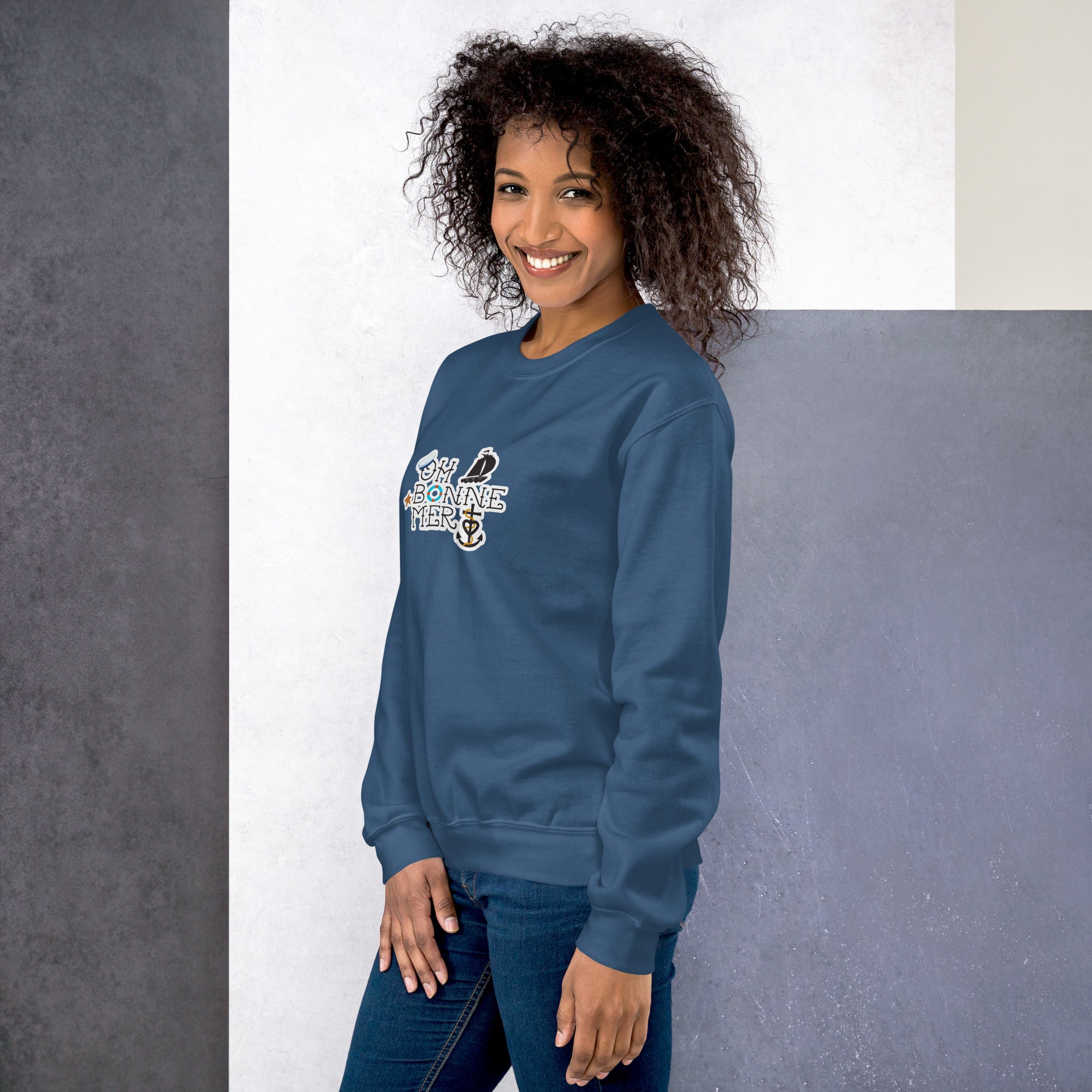 Unisex Sweatshirt Oh Bonne Mer 3 on dark colors