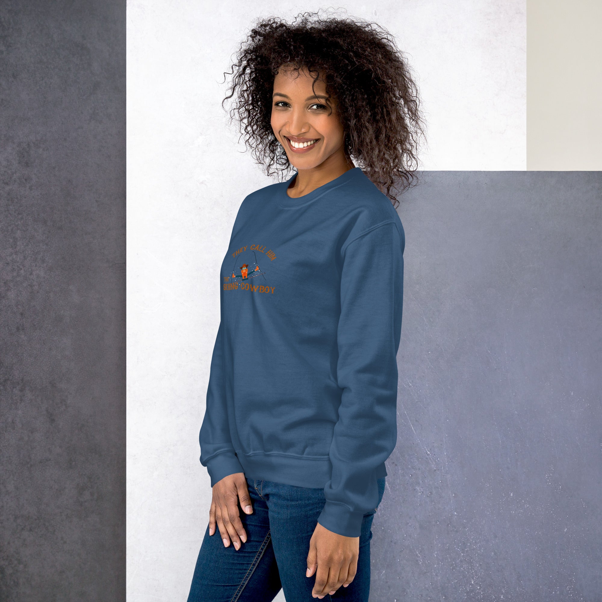 Unisex Sweatshirt Hot Dogger on dark colors