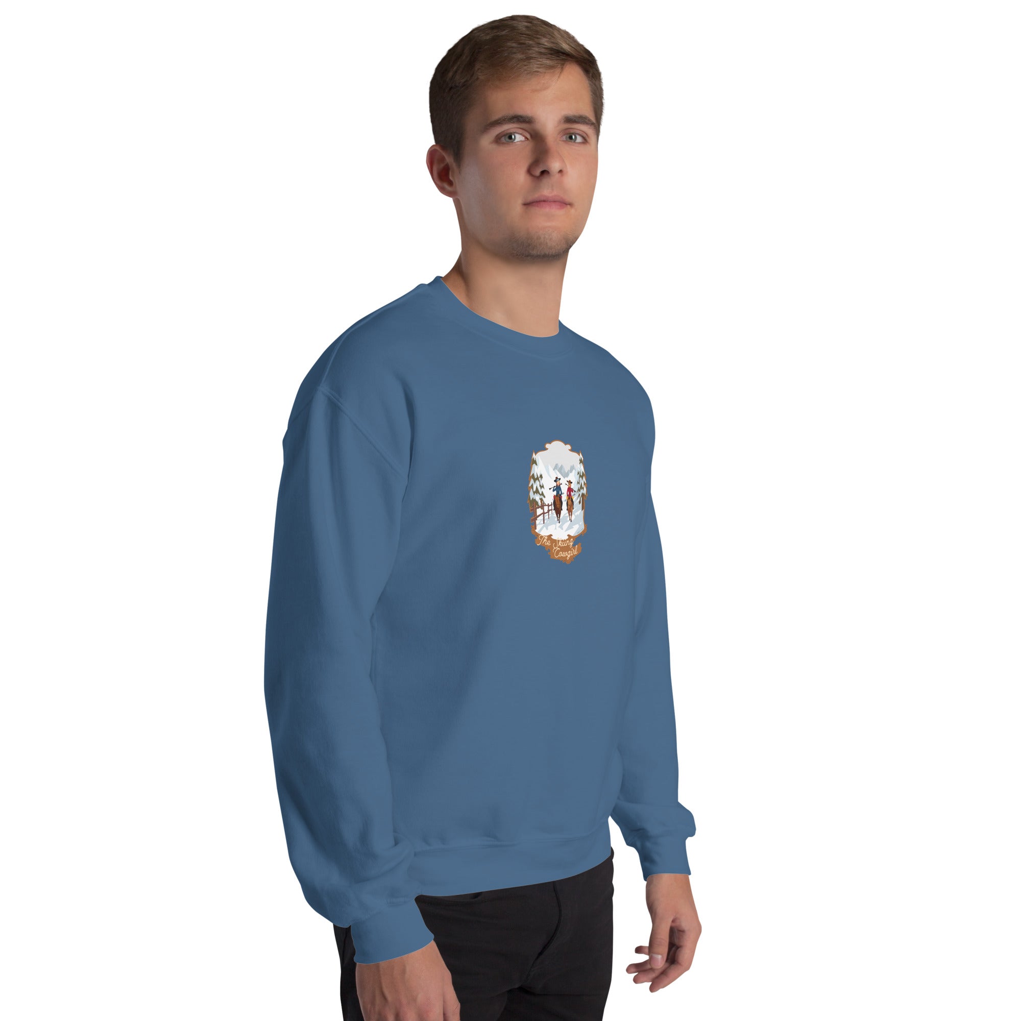 Unisex Sweatshirt The Skiing Cowgirl