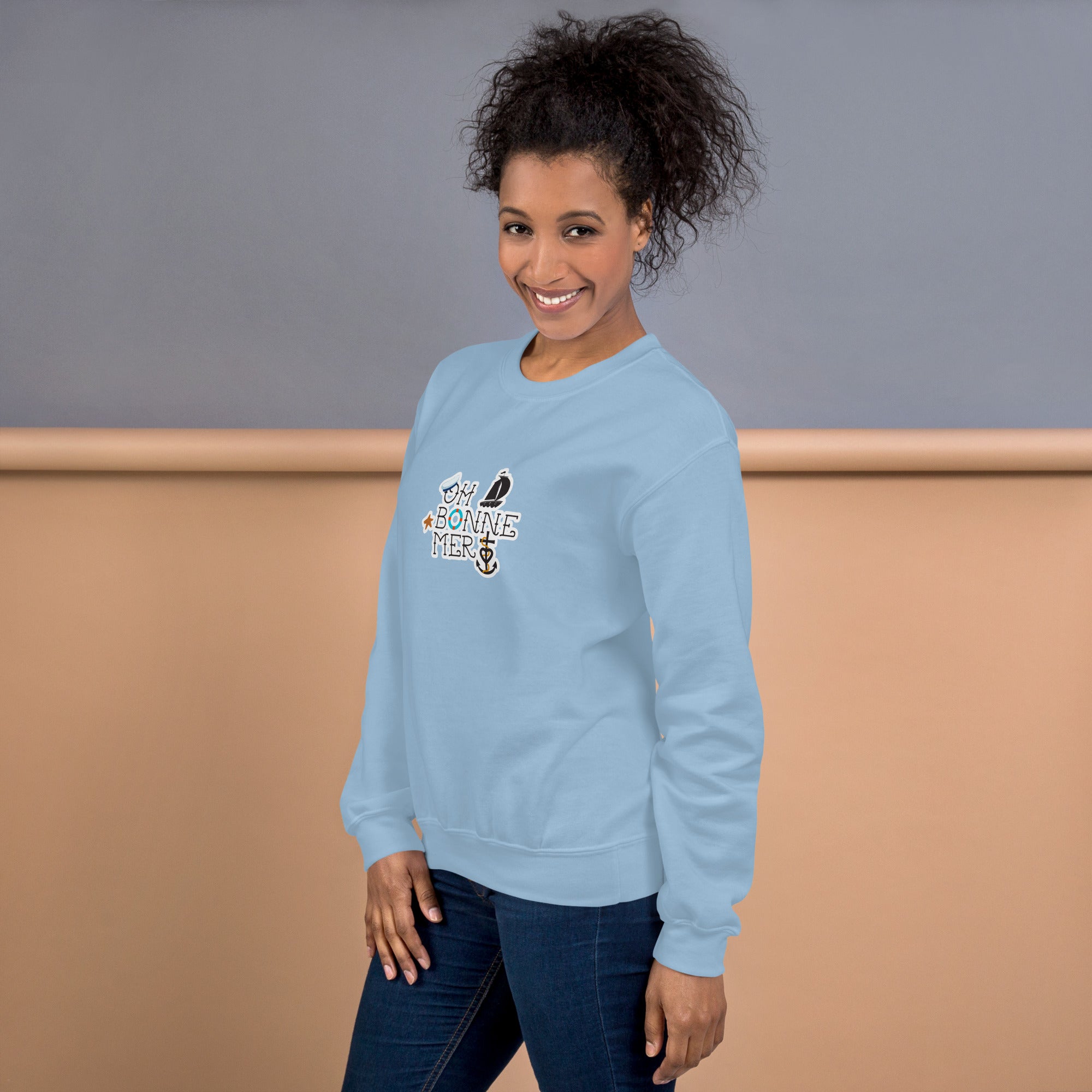 Unisex Sweatshirt Oh Bonne Mer 3 on light colors