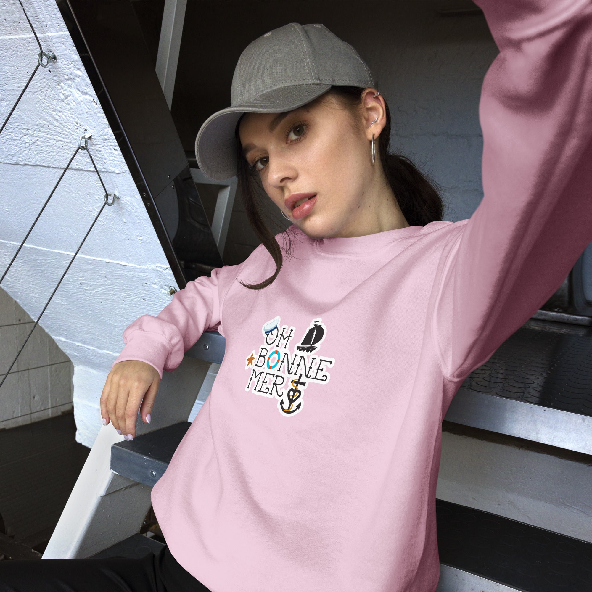 Unisex Sweatshirt Oh Bonne Mer 3 on light colors