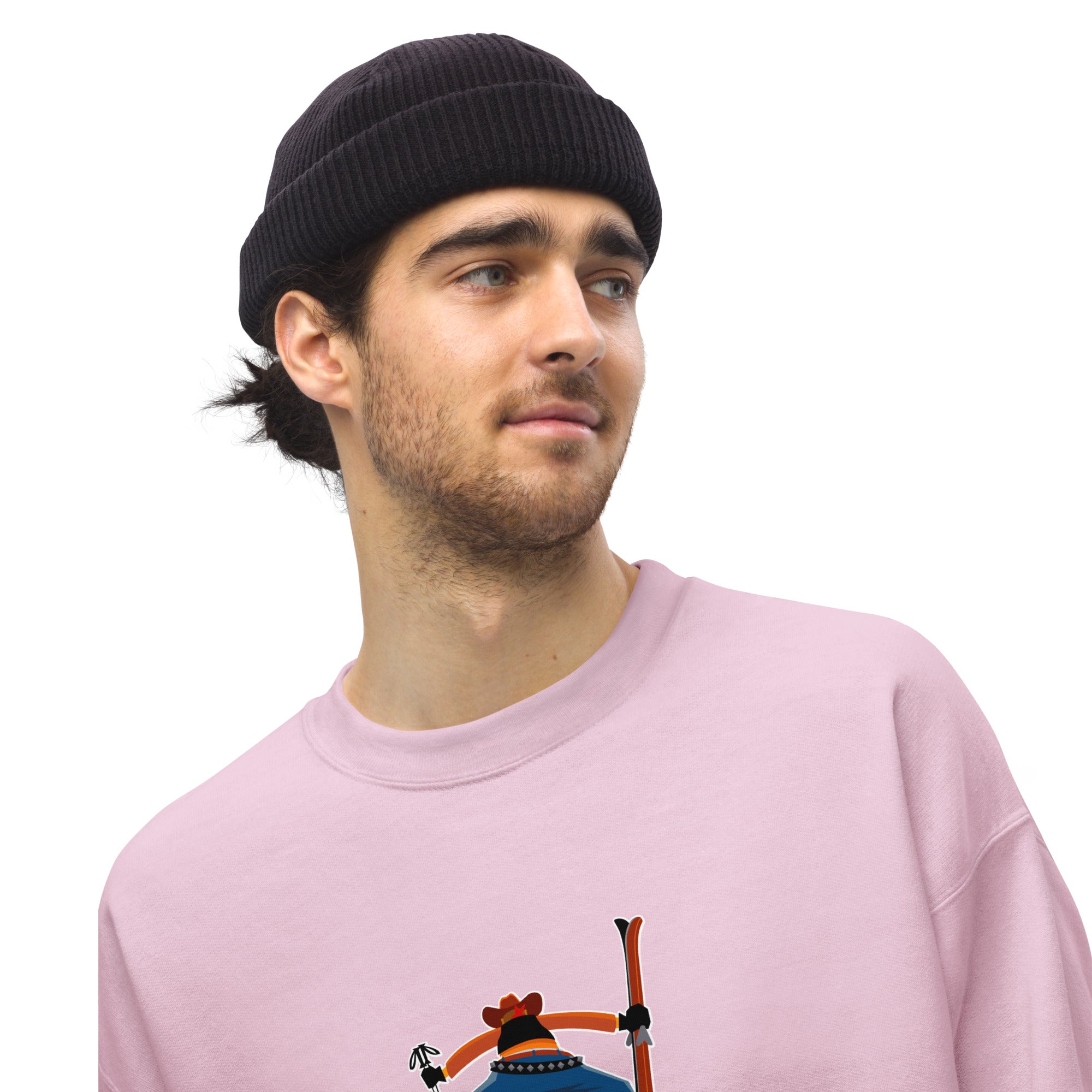 Unisex Sweatshirt Ski Fight at OK Corral Outline on light colors