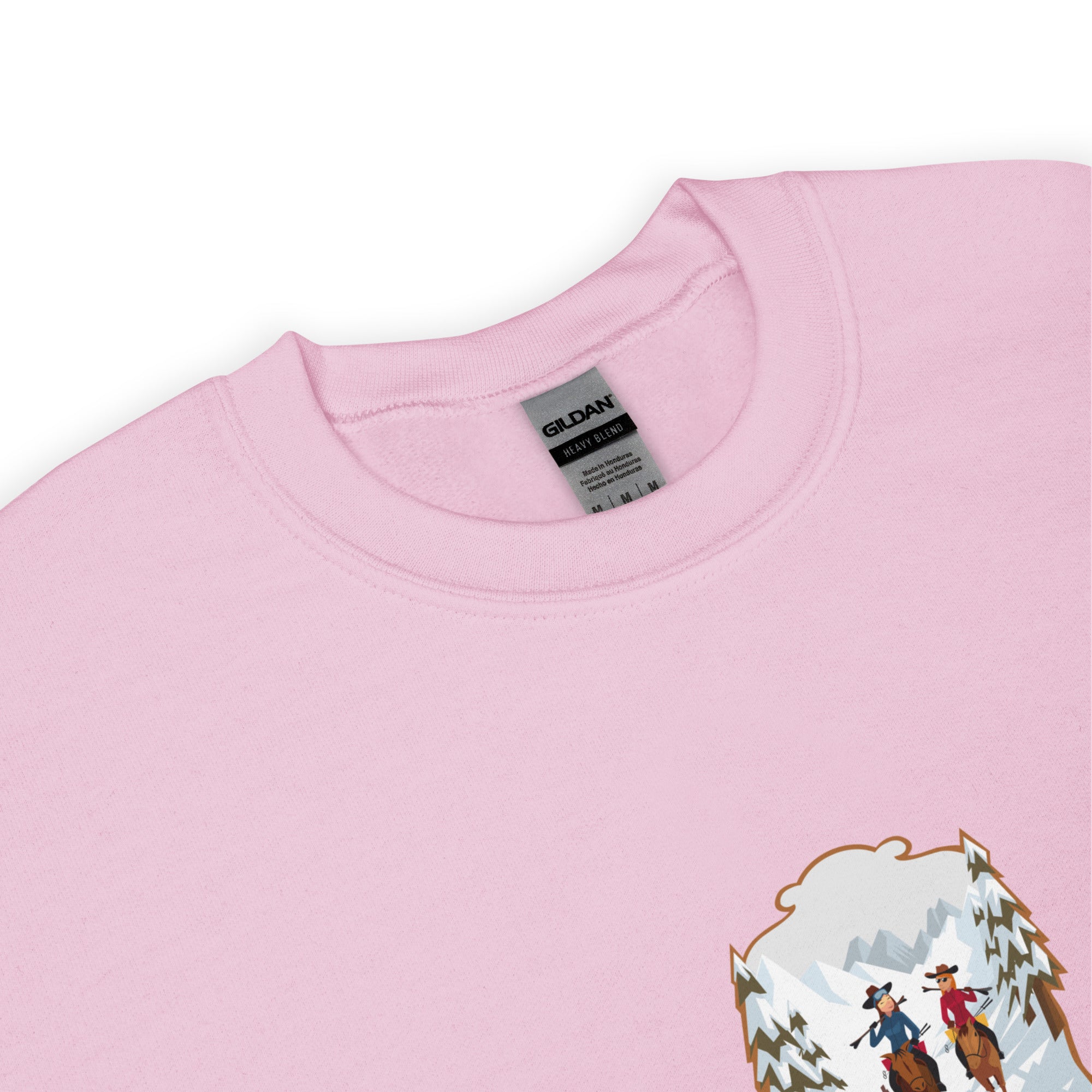 Unisex Sweatshirt The Skiing Cowgirl