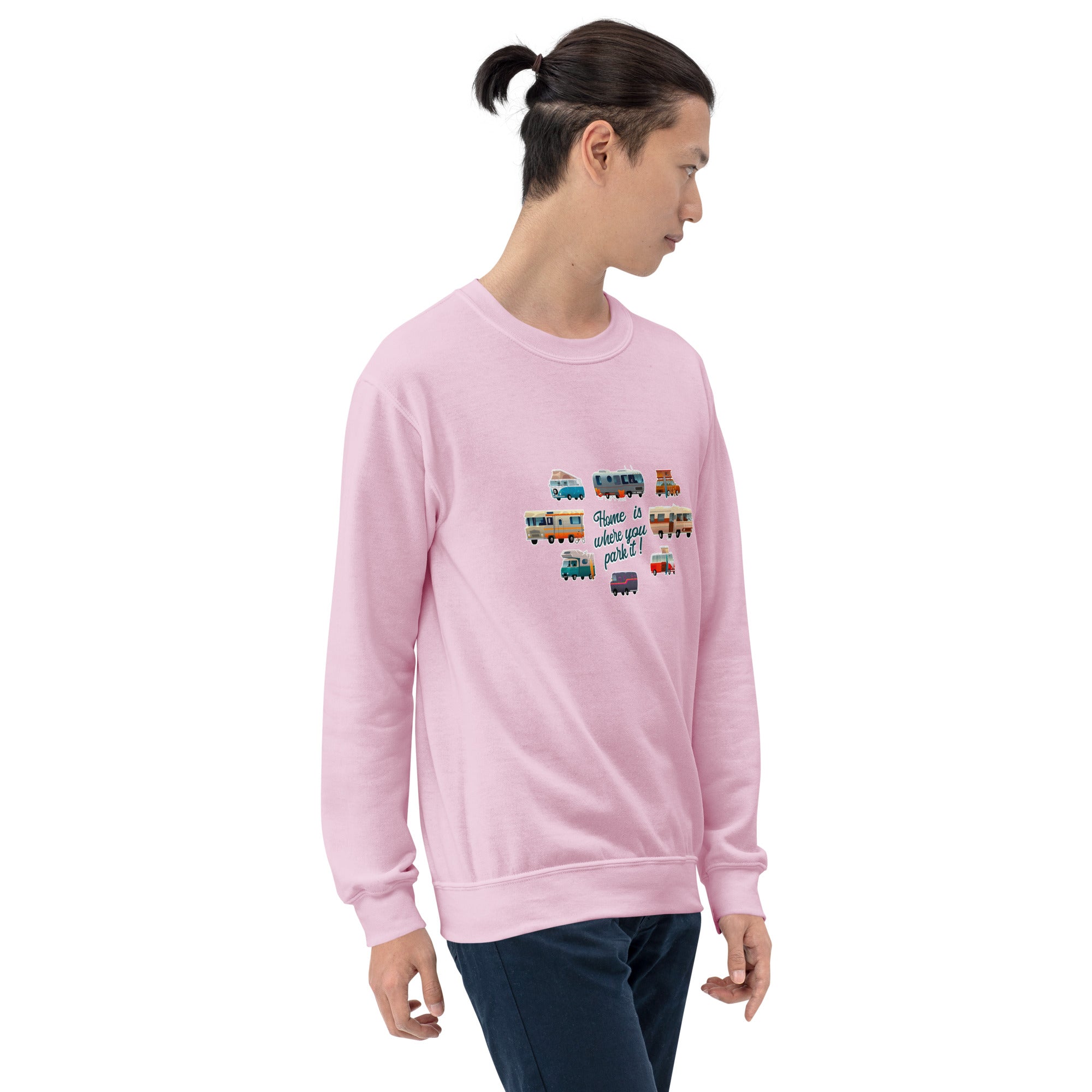 Unisex Sweatshirt Vintage Campers on light colors