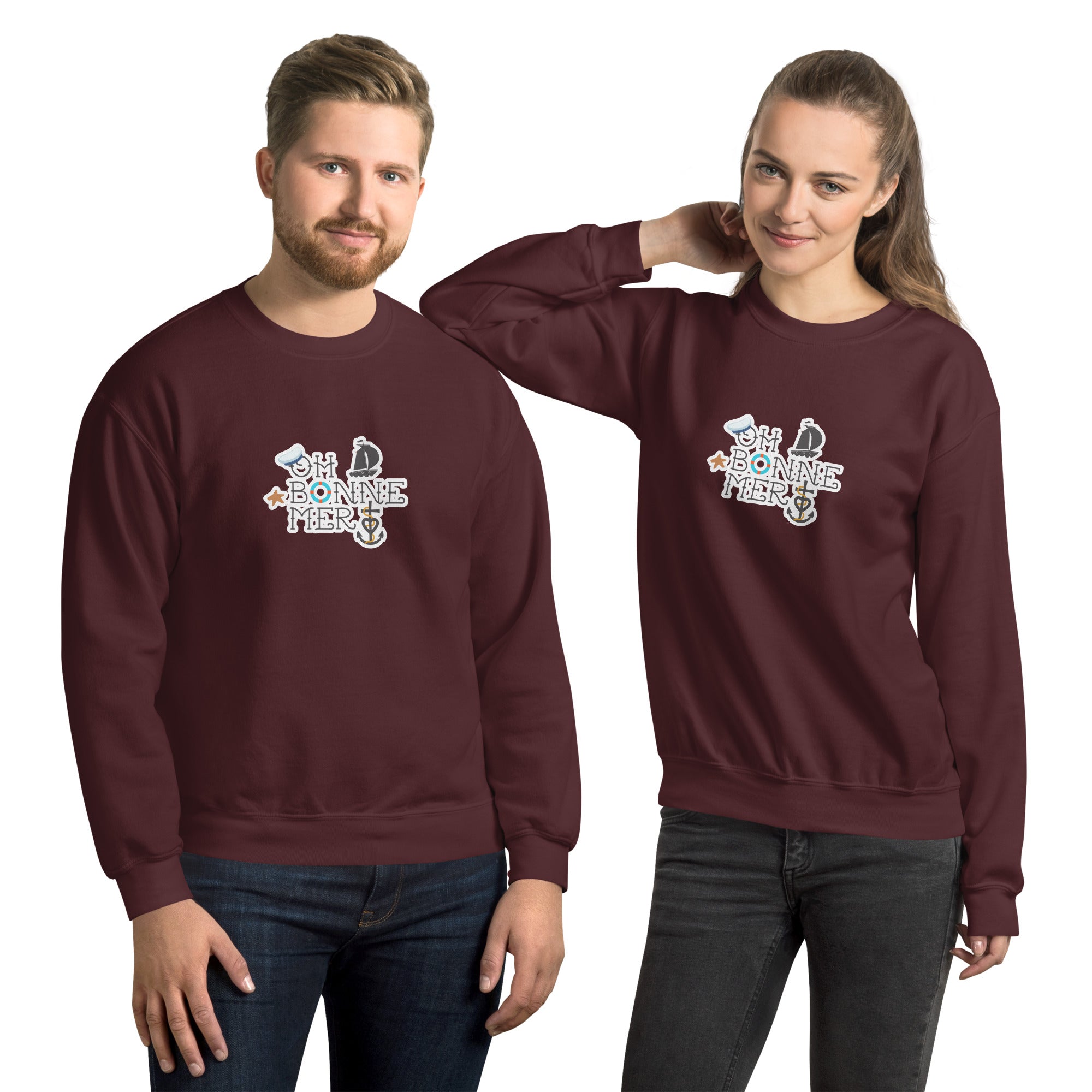 Unisex Sweatshirt Oh Bonne Mer 3 on dark colors