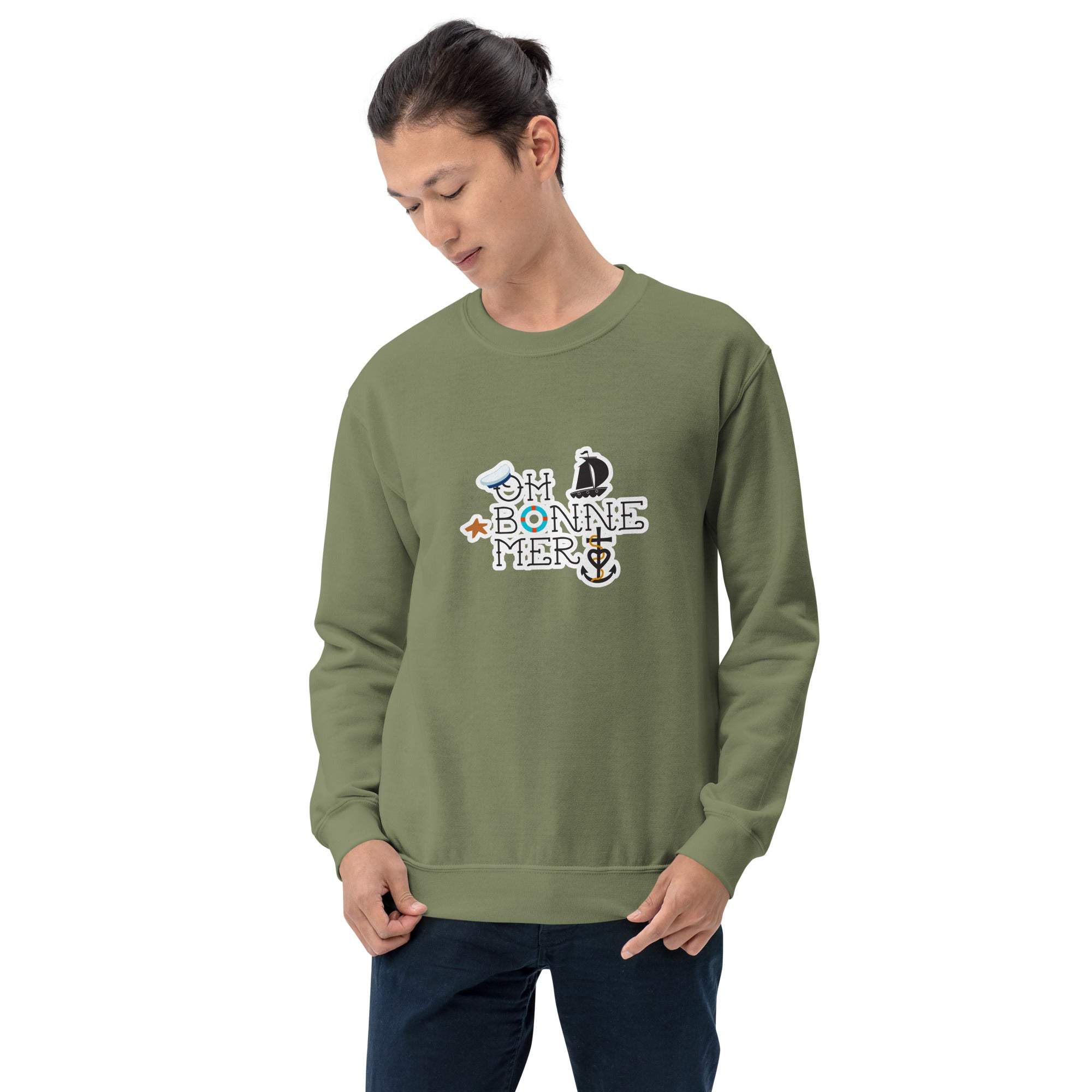 Unisex Sweatshirt Oh Bonne Mer 3 on dark colors