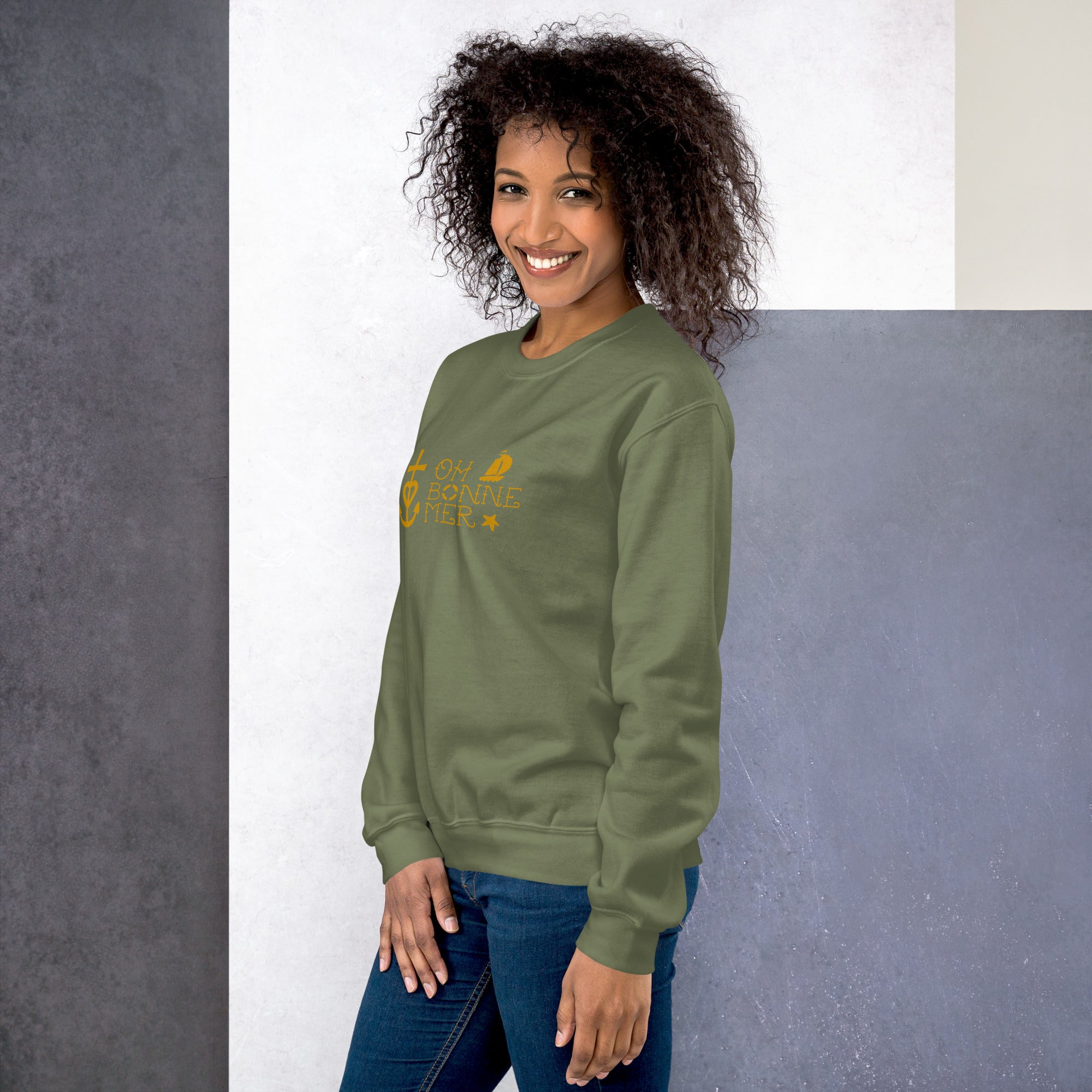 Unisex Sweatshirt Oh Bonne Mer 2 on dark colors