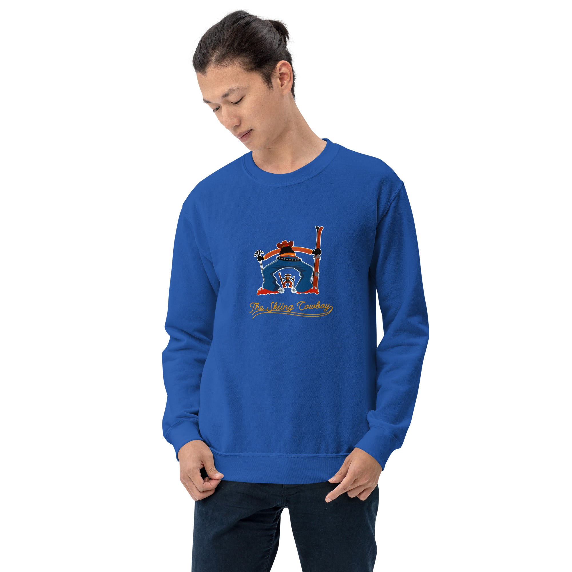 Unisex Sweatshirt Ski Fight at OK Corral Outline on light colors