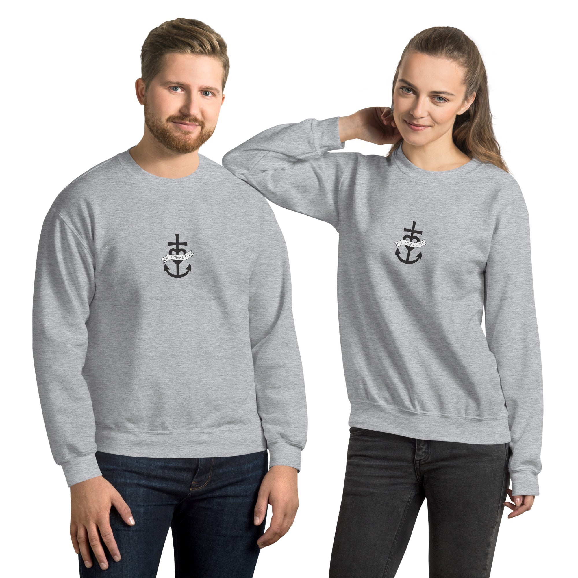 Unisex Sweatshirt Oh Bonne Mer 1 (front & back)