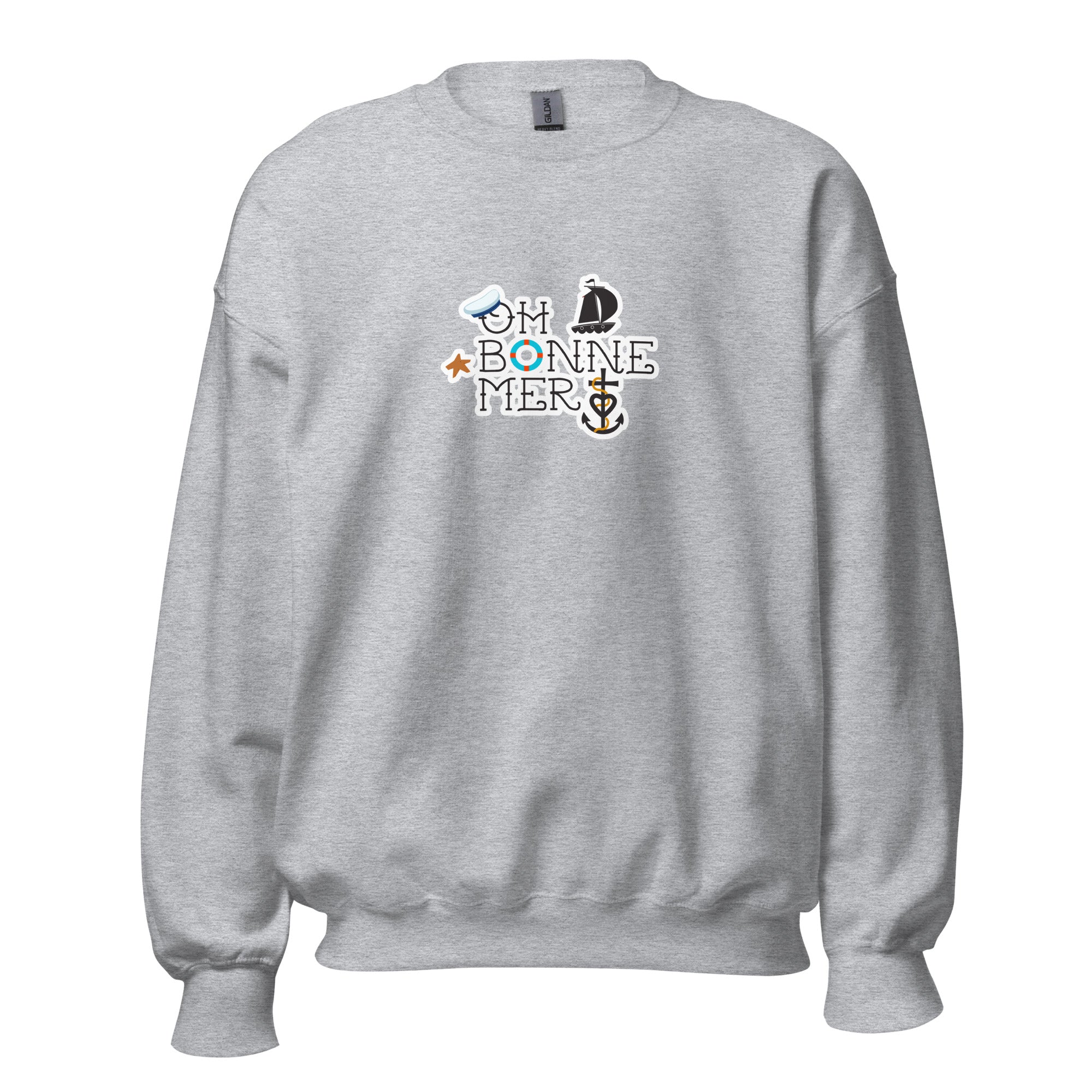 Unisex Sweatshirt Oh Bonne Mer 3 on light colors