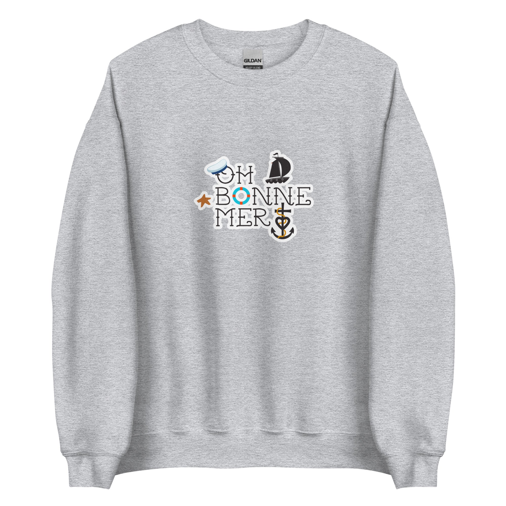 Unisex Sweatshirt Oh Bonne Mer 3 on light colors