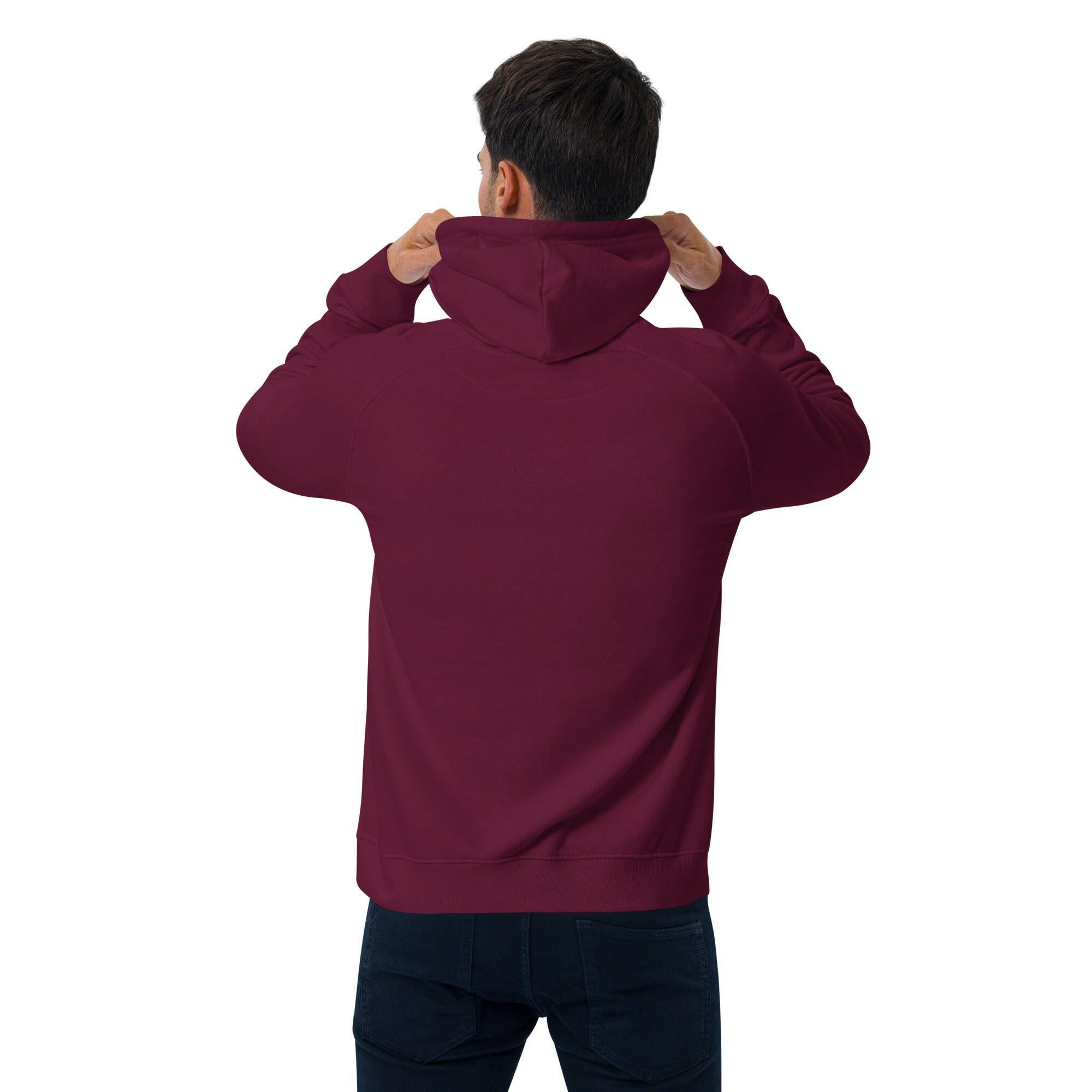 Unisex eco raglan hoodie Oh Bonne Mer 2