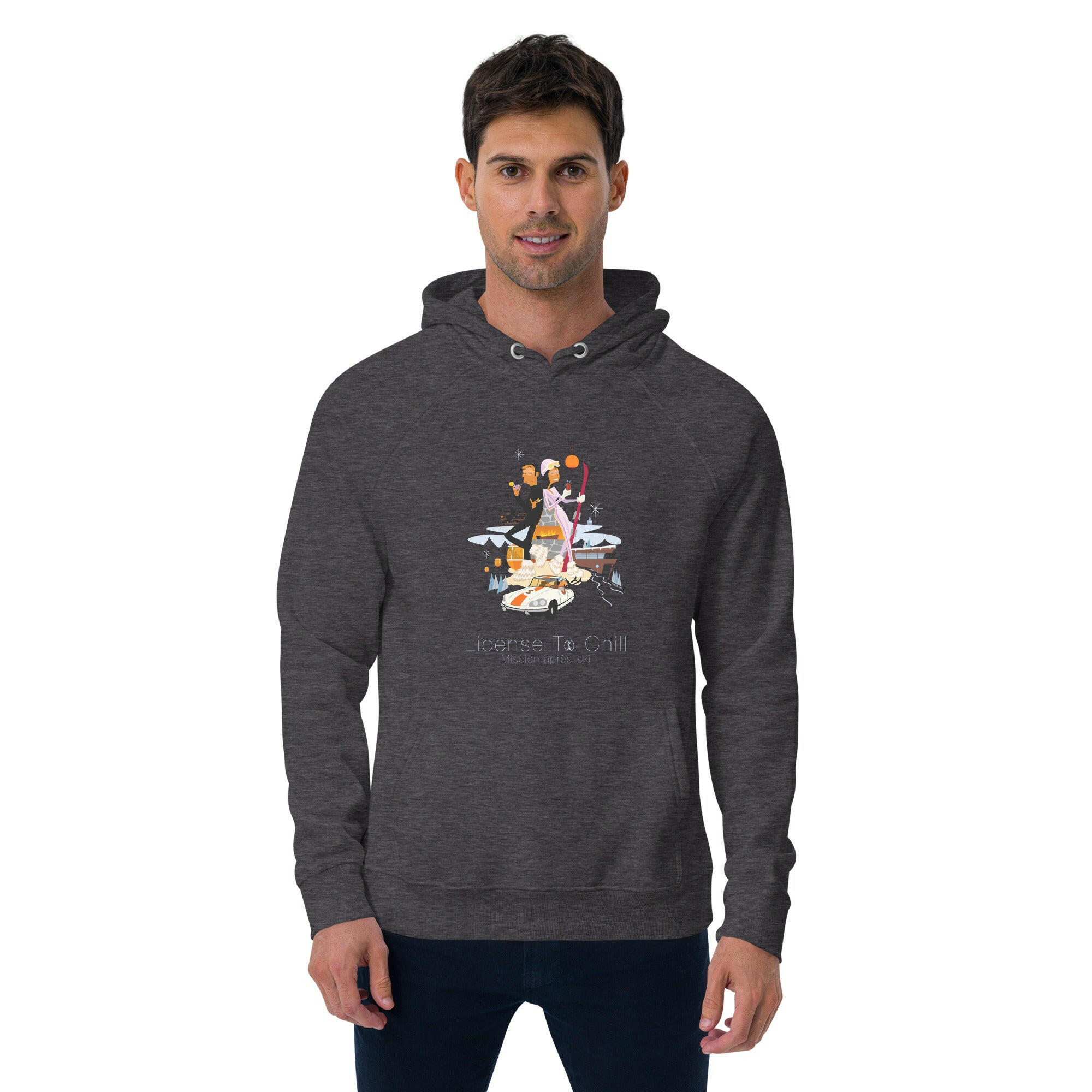 Unisex eco raglan hoodie License To Chill Mission Après-Ski