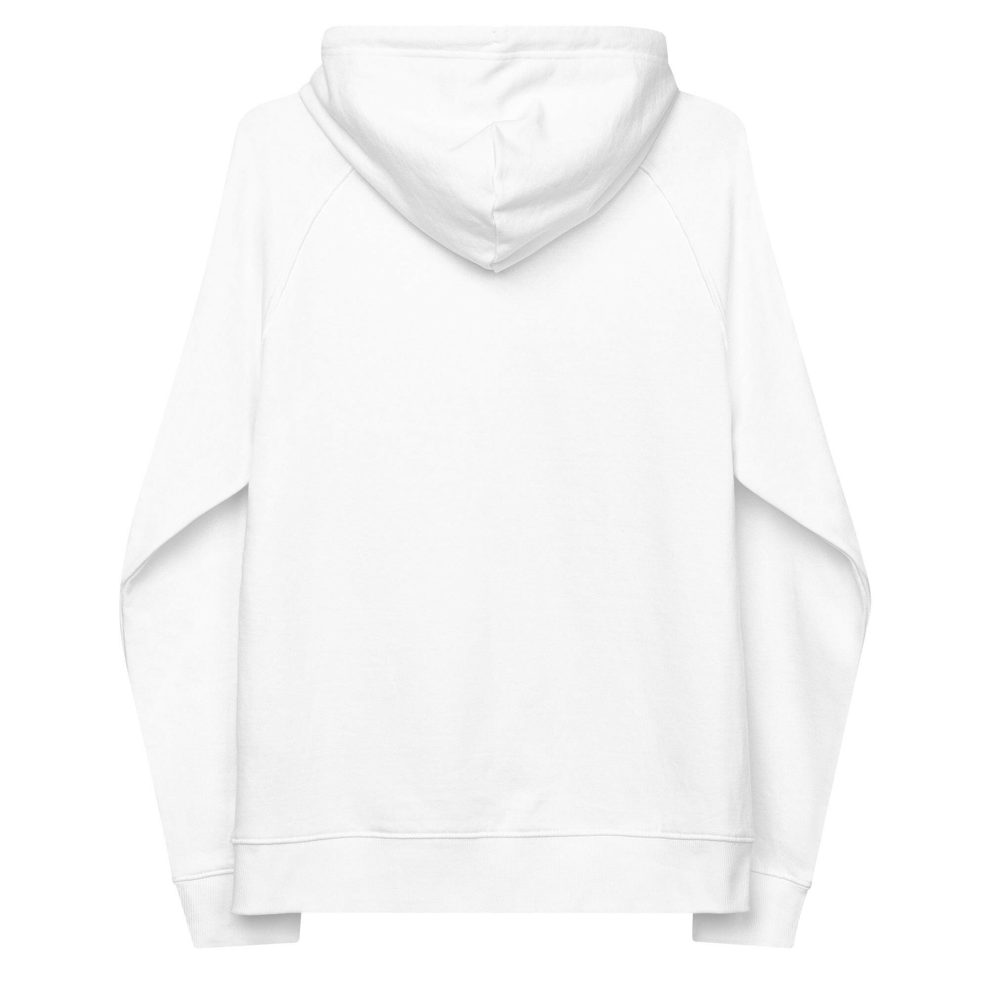 Unisex eco raglan hoodie Don't Yodel After Midnight