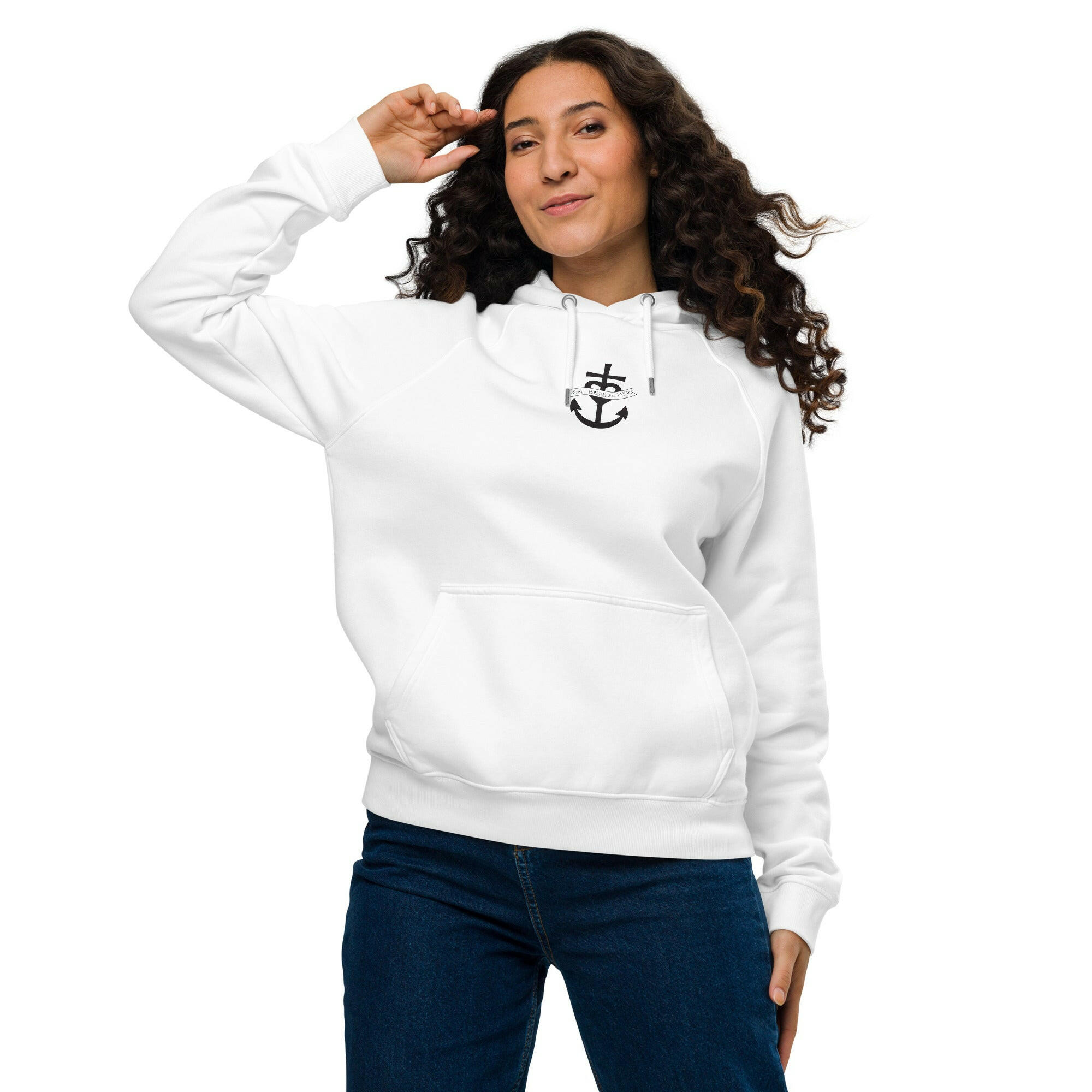 Unisex eco raglan hoodie Oh Bonne Mer 1