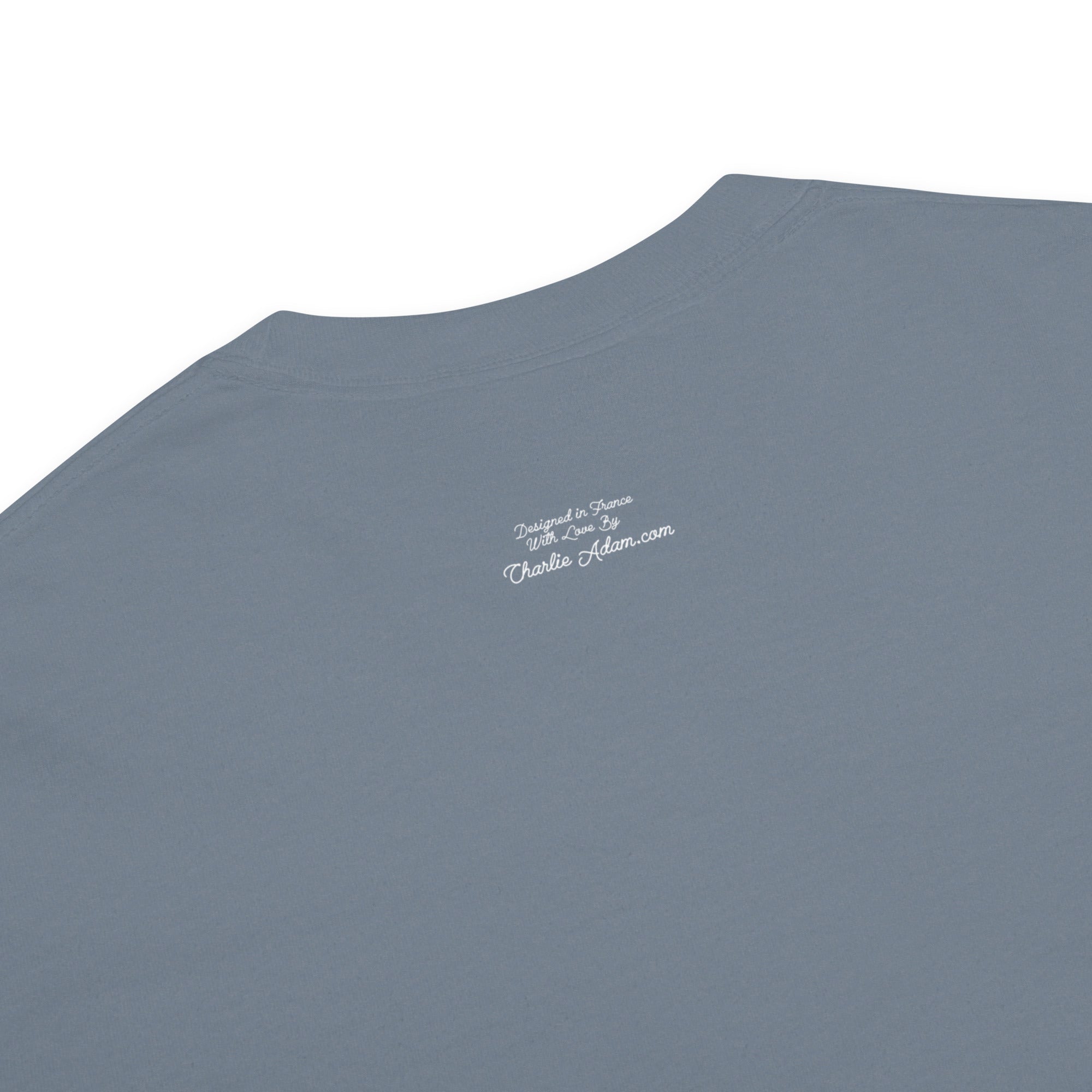 Unisex garment-dyed heavyweight t-shirt Gondolas in the mist on dark colors