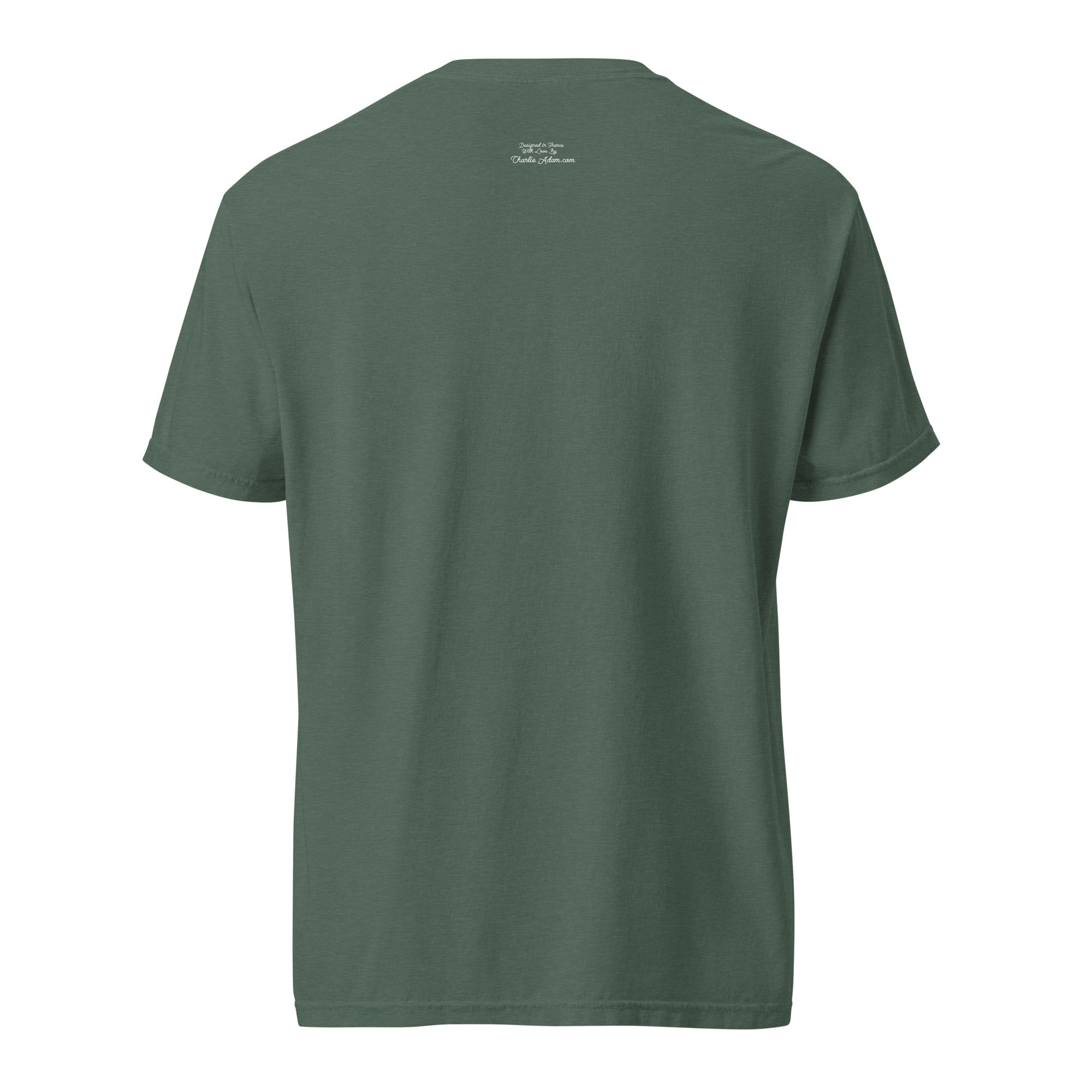 Unisex garment-dyed heavyweight t-shirt License To Chill Mission Après-Ski on dark colors