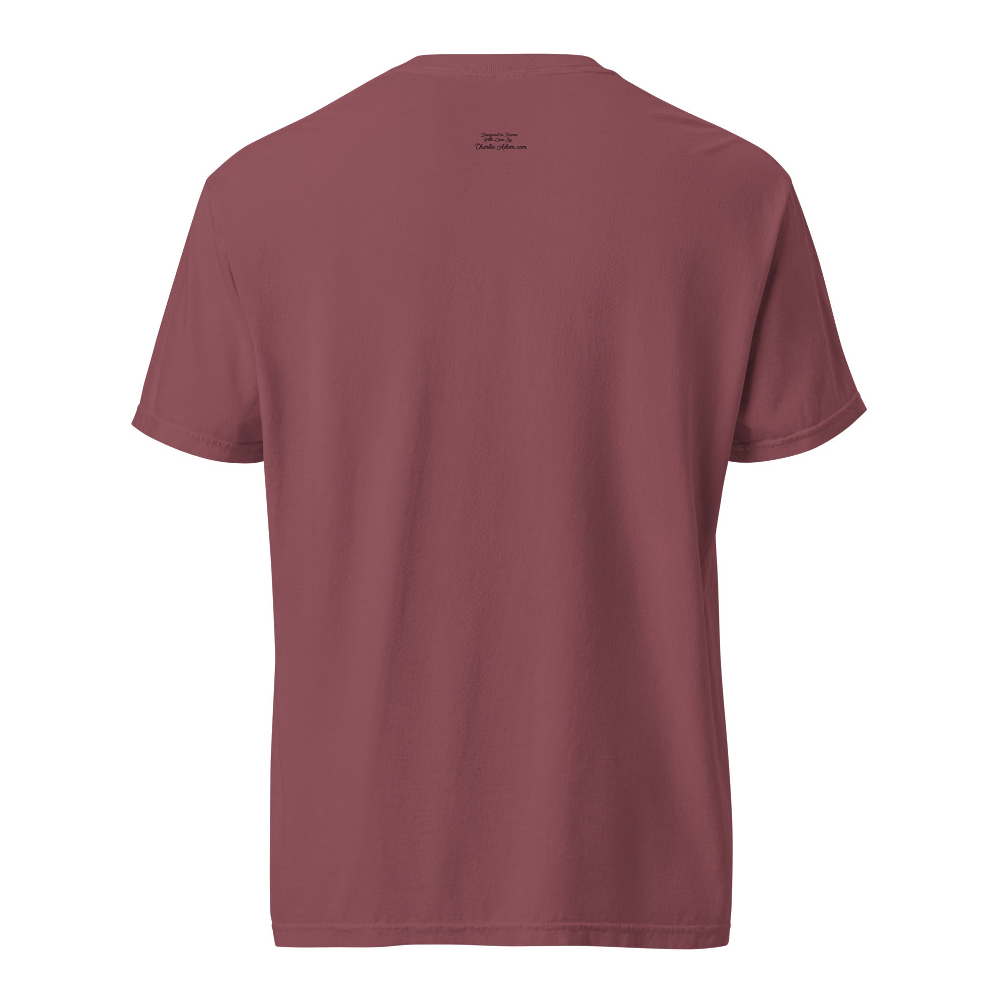 Unisex garment-dyed heavyweight t-shirt License To Chill Mission Après-Ski on reds