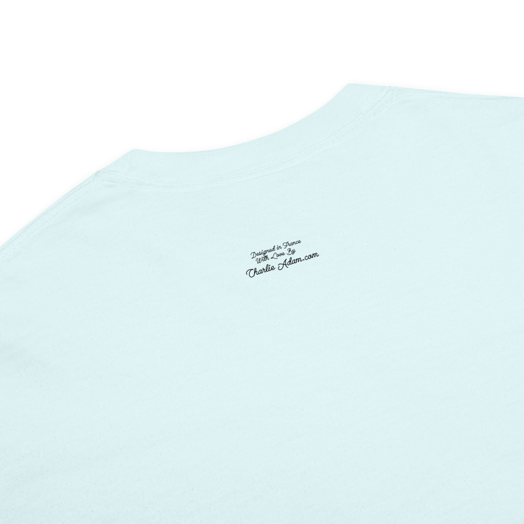 Unisex garment-dyed heavyweight t-shirt Gondolas in the mist on light colors