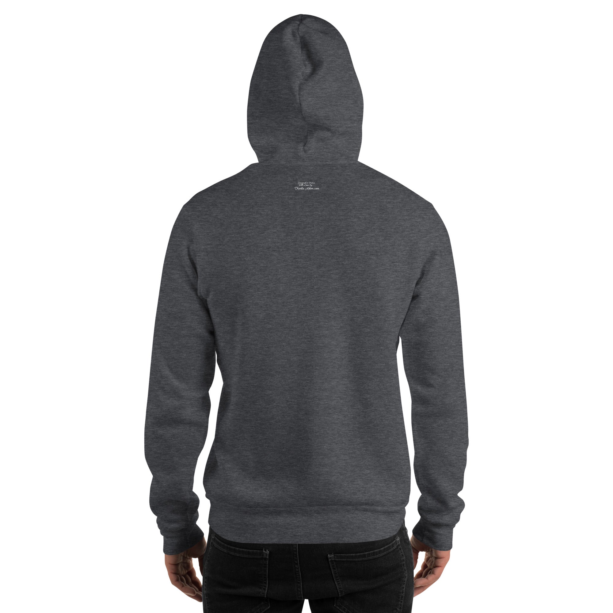 Unisex Hoodie Ski Bum on dark colors