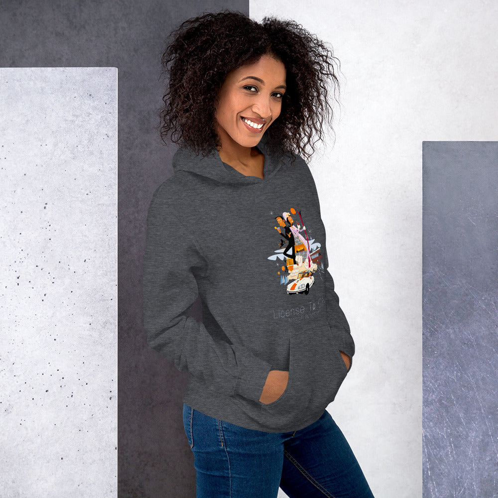 Unisex Hoodie License To Chill Mission Après-Ski on dark colors